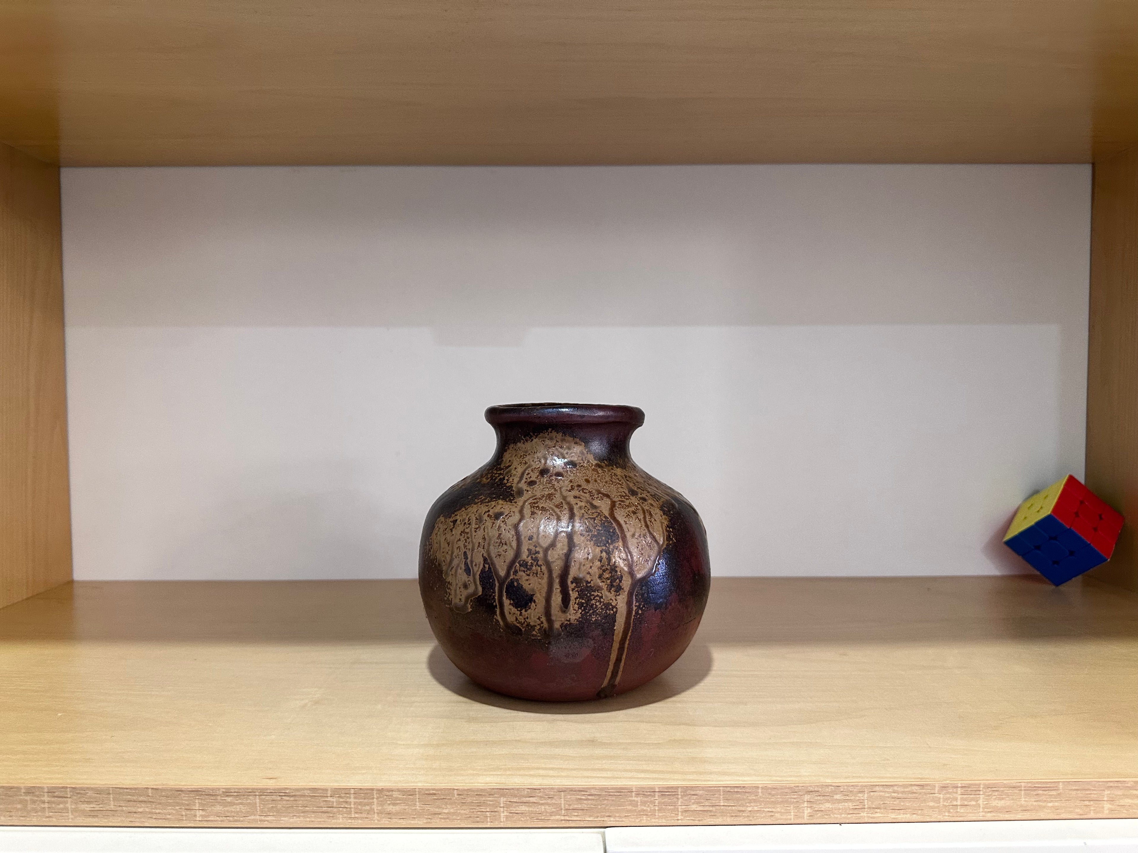 Bizen Tamadare Vase | Wood-Fired Japanese Pottery