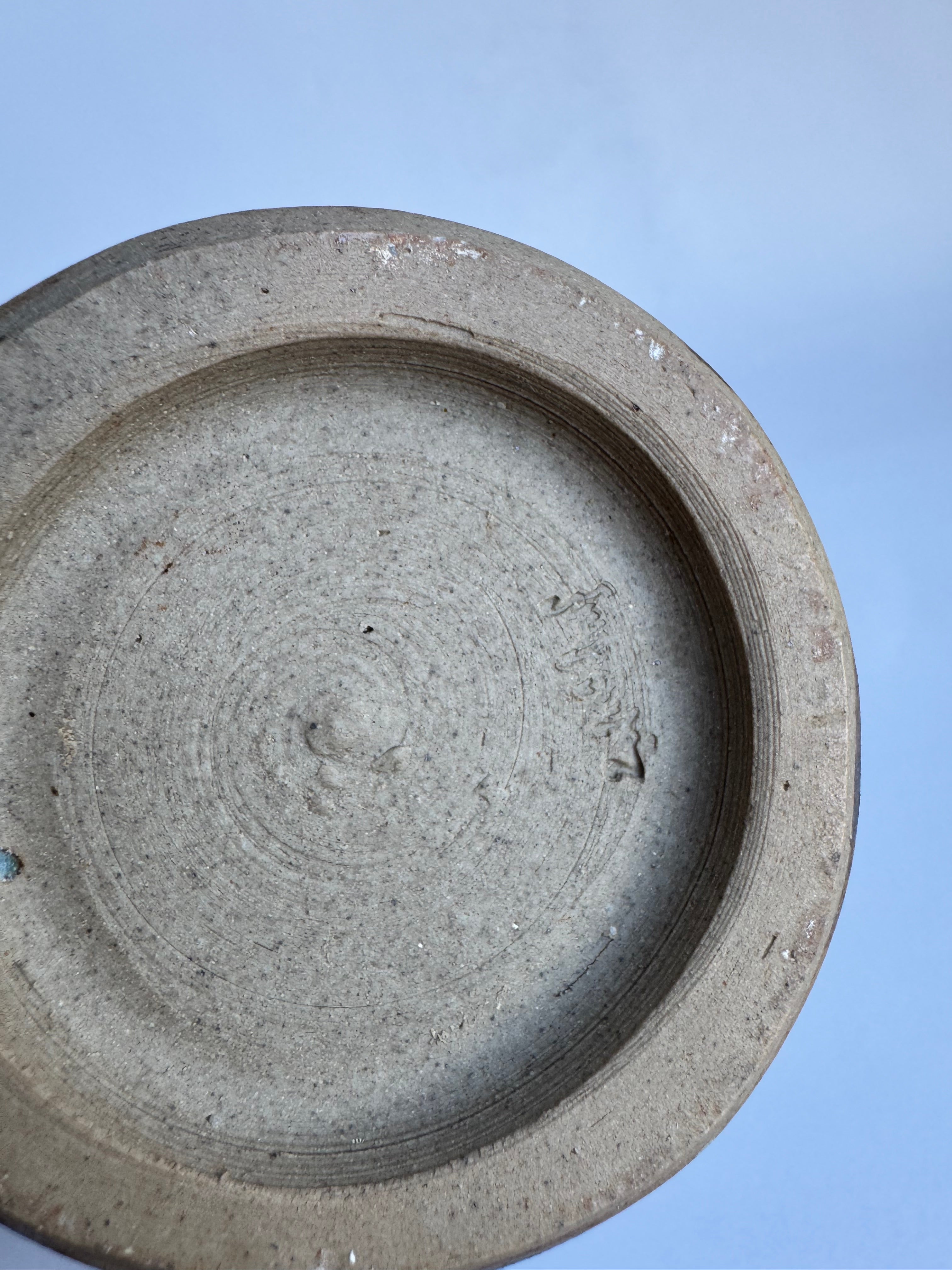 Vintage Bizen Ikebana Vase with Rare Green Hidasuki Fire Marks | Japanese Pottery Art