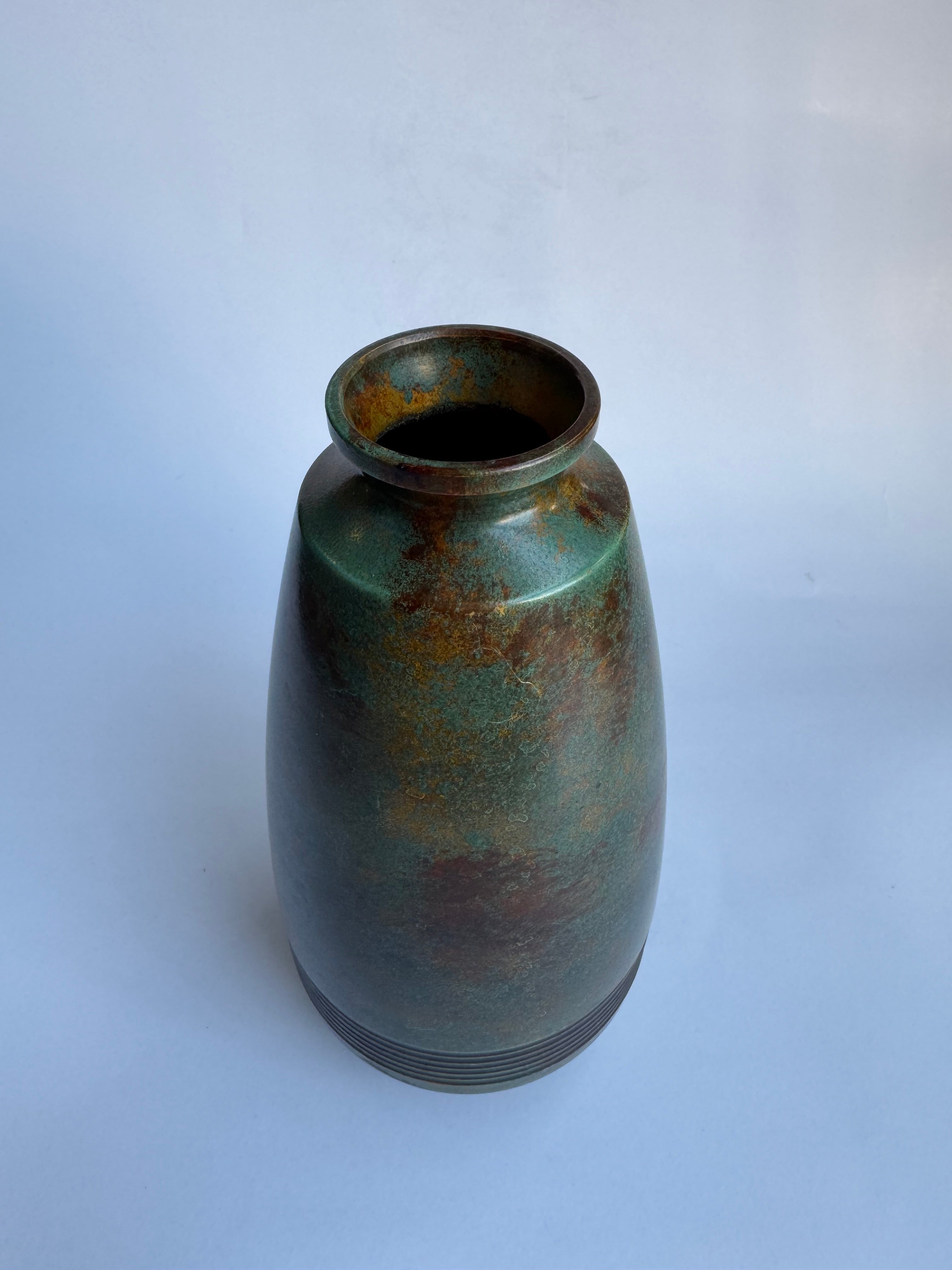 Japanese Bronze Vase