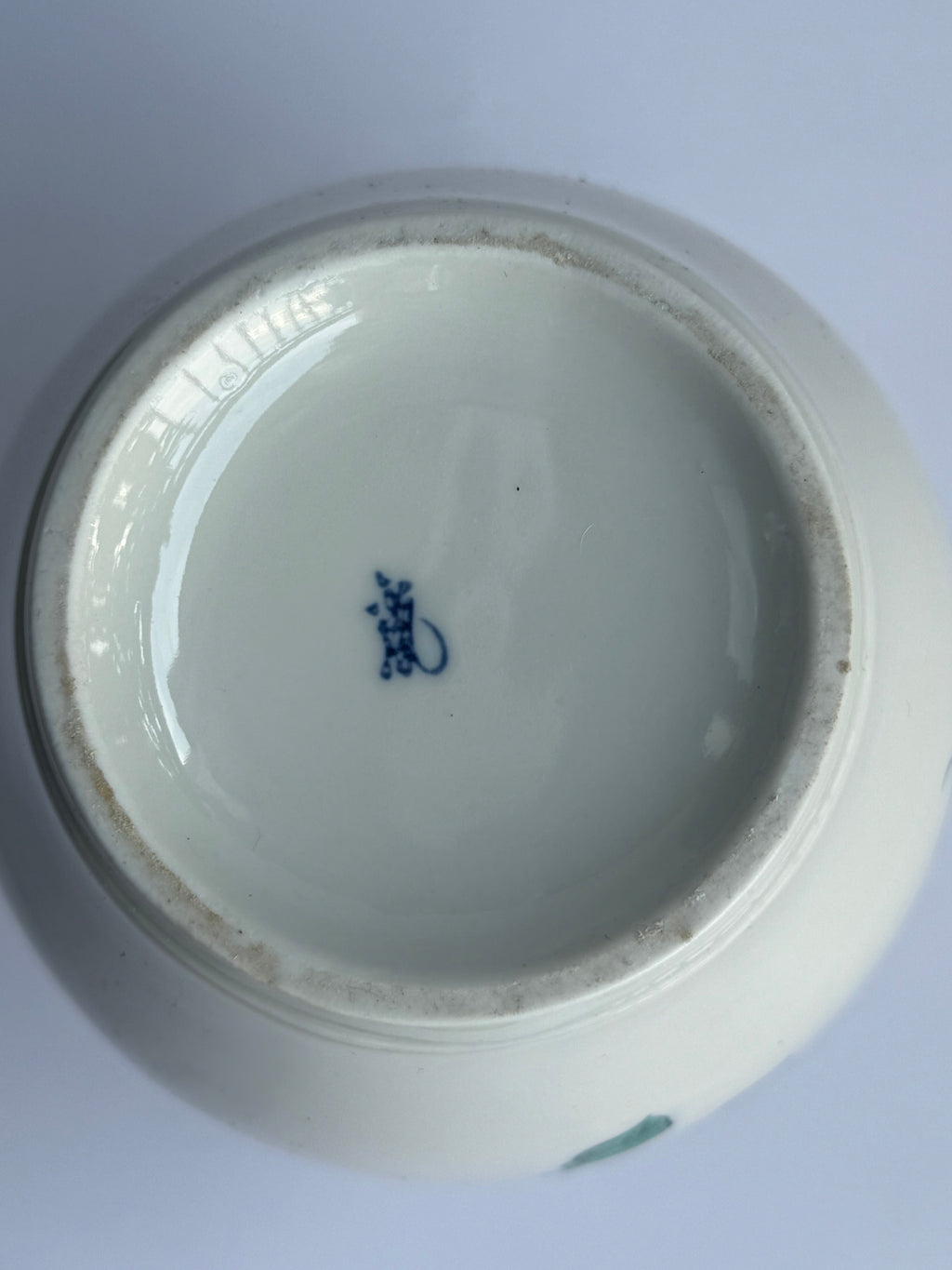 Arita White Vase | Japanese Porcelain with Hand-Painted Fruit & Leaf Motif
