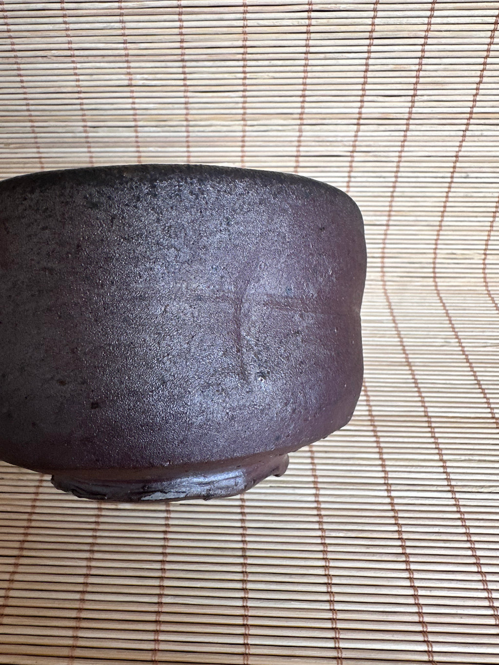 Bizen Chawan Tea Bowl Hai Kaburi Ash White Sangiri Black Anagama Wood Fired Wabi Sabi Matcha Bowl Signed Japanese Stoneware
