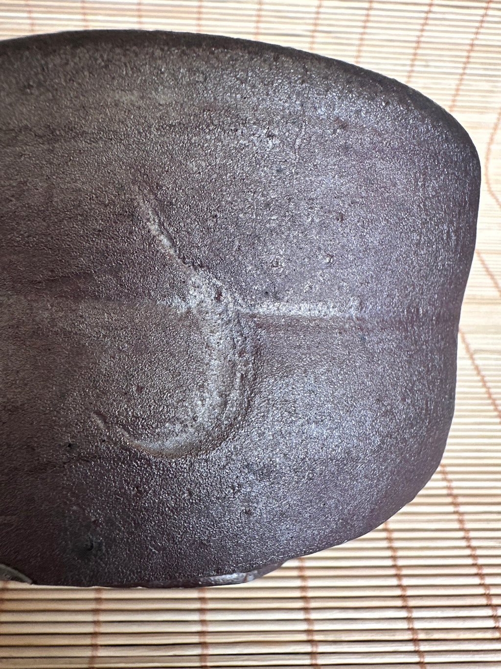Bizen Chawan Tea Bowl Hai Kaburi Ash White Sangiri Black Anagama Wood Fired Wabi Sabi Matcha Bowl Signed Japanese Stoneware