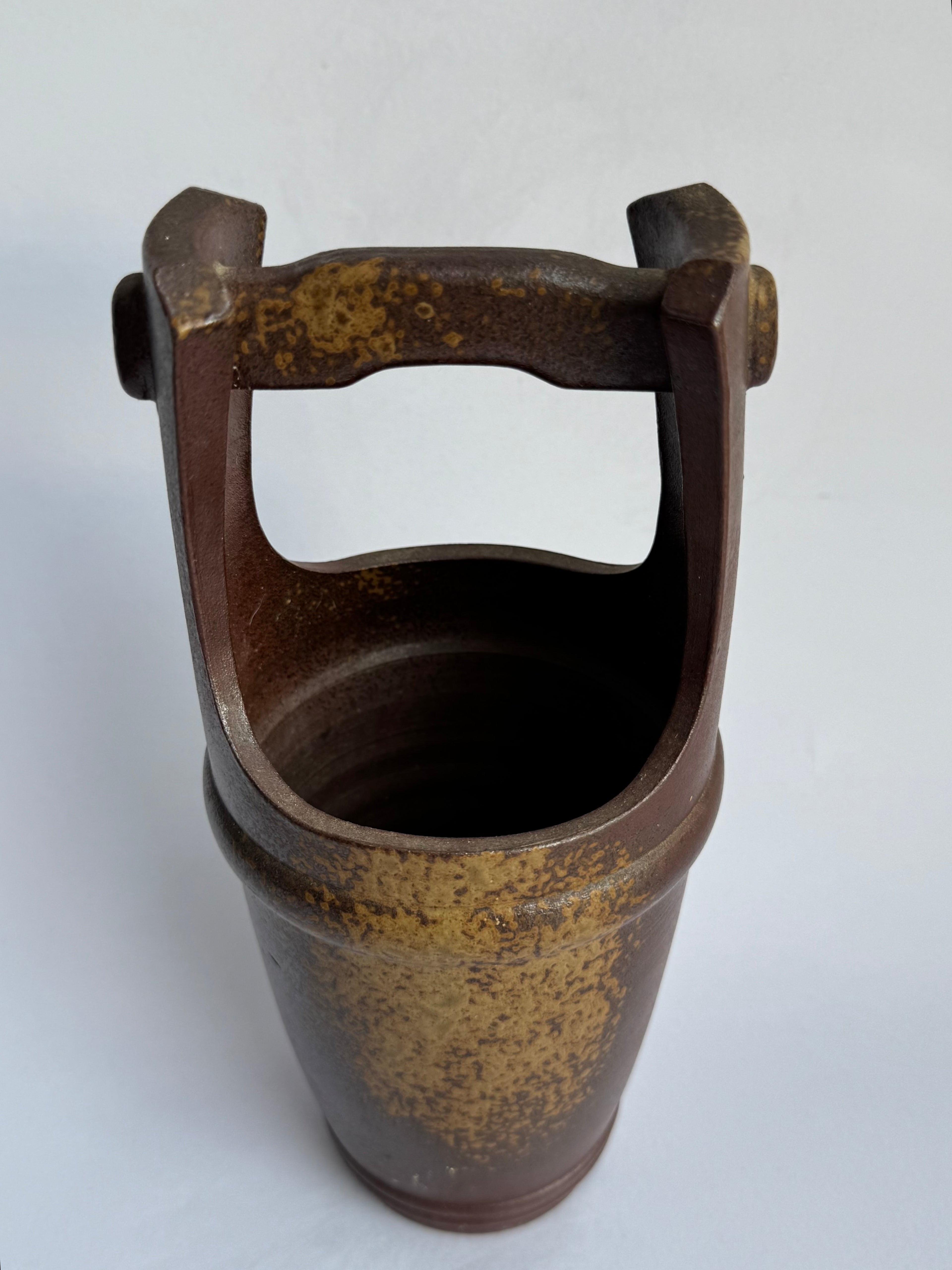 Vintage Bizen Ikebana Vase