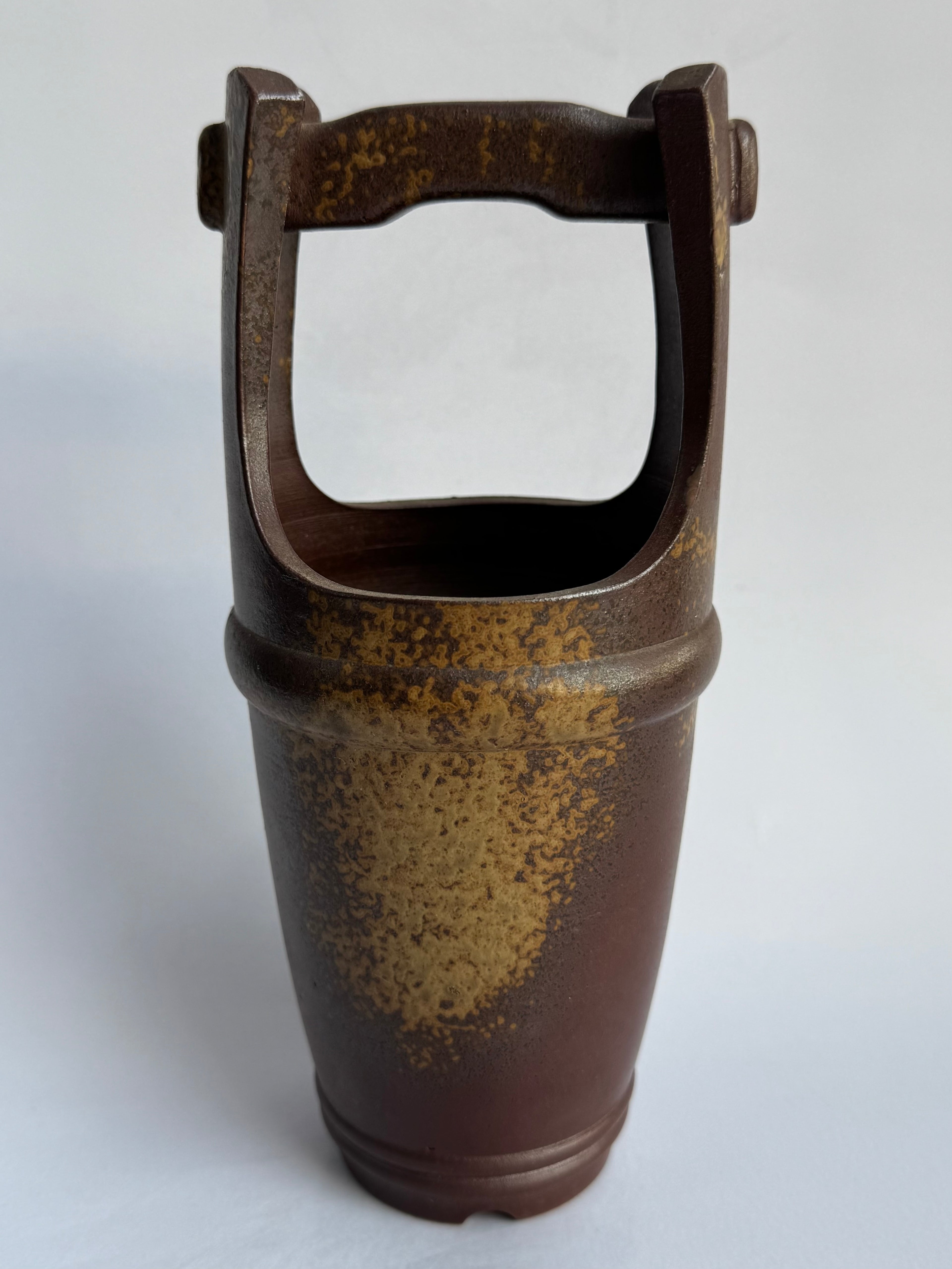 Vintage Bizen Ikebana Vase