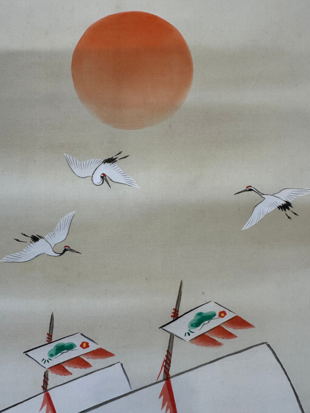 Japanese Shichifukujin Kakemono Scroll • Seven Lucky Gods on Takarabune