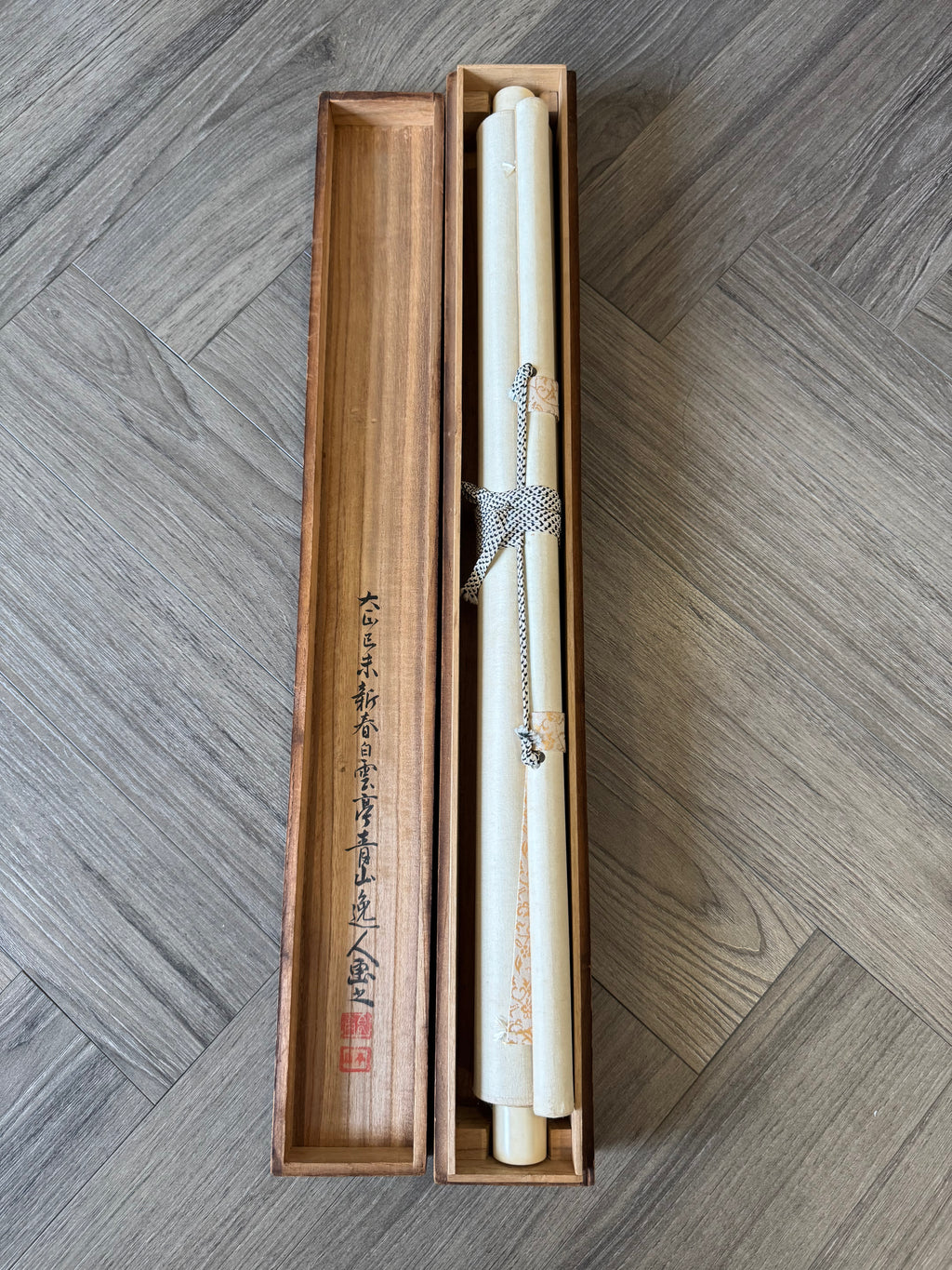 Japanese Shichifukujin Kakemono Scroll • Seven Lucky Gods on Takarabune