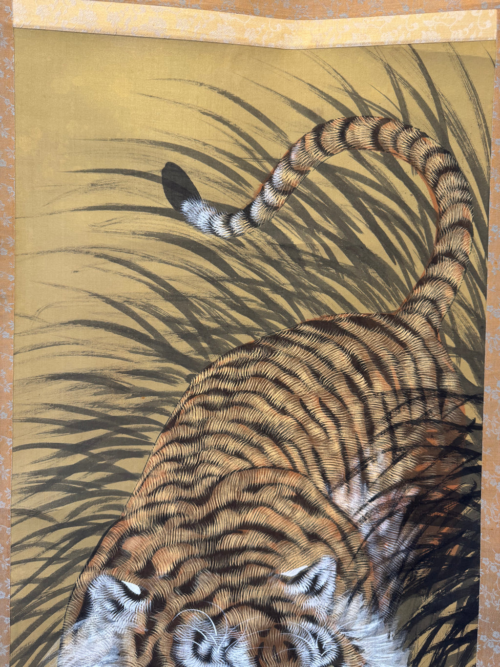 Japanese Tiger Kakemono • Ink Painting Scroll