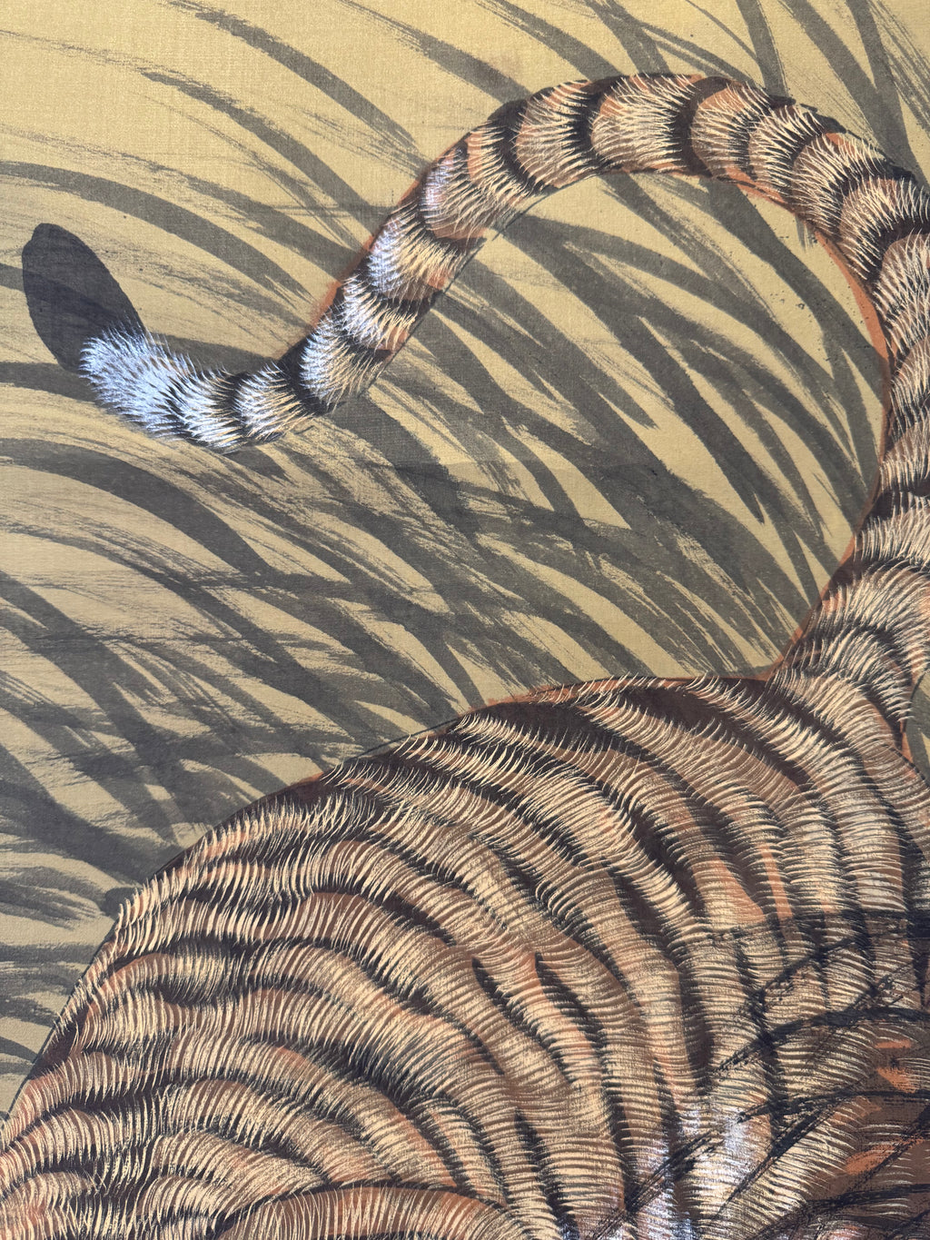 Japanese Tiger Kakemono • Ink Painting Scroll