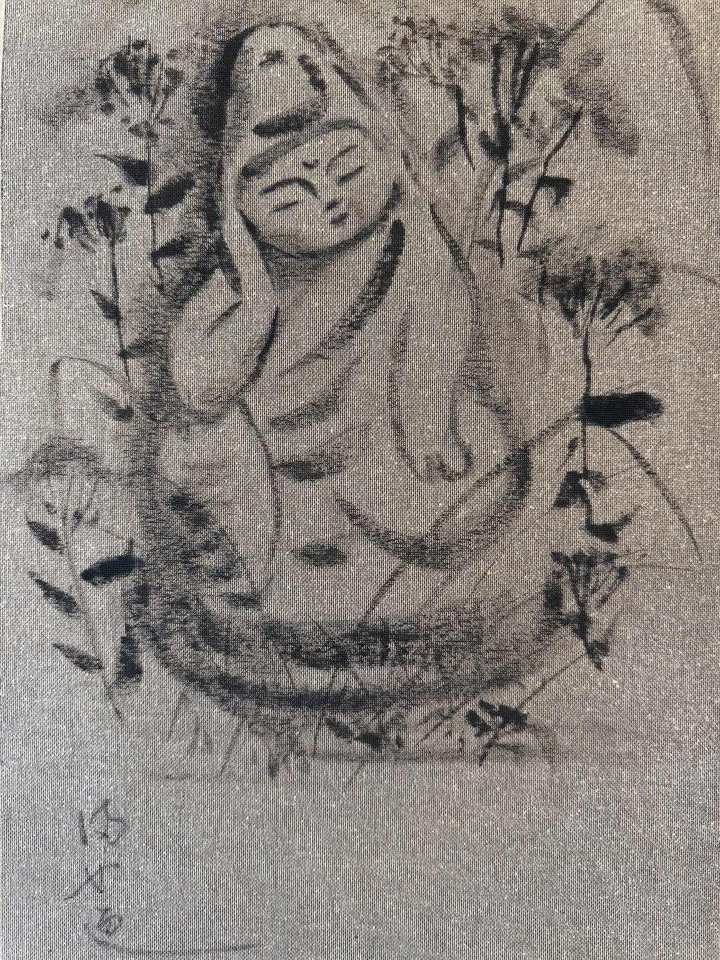 Japanese Kakemono • Carefree & Serene Character Scroll - Traditional Calm & Mindfulness Art