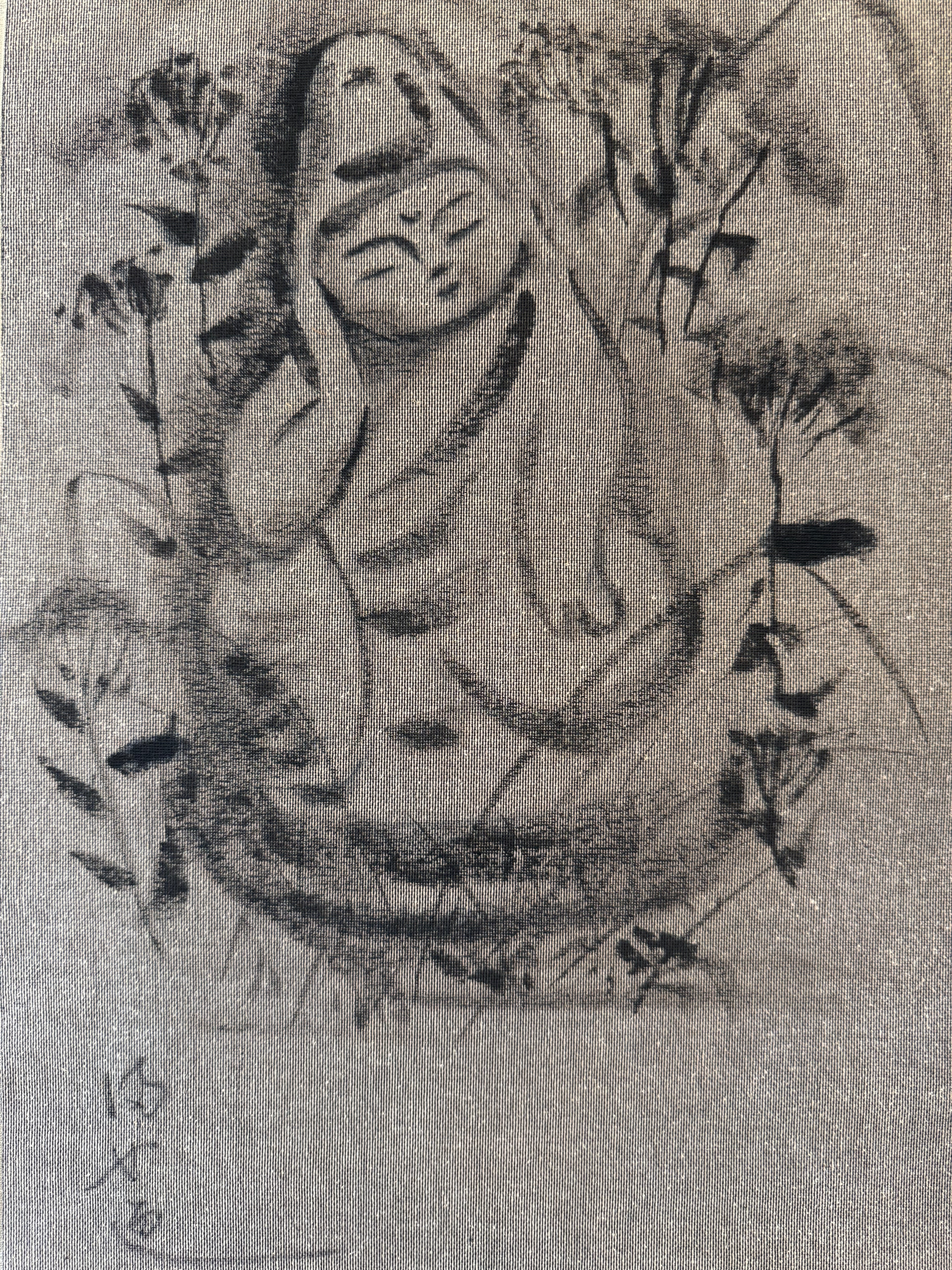 Japanese Kakemono • Carefree & Serene Character Scroll - Traditional Calm & Mindfulness Art