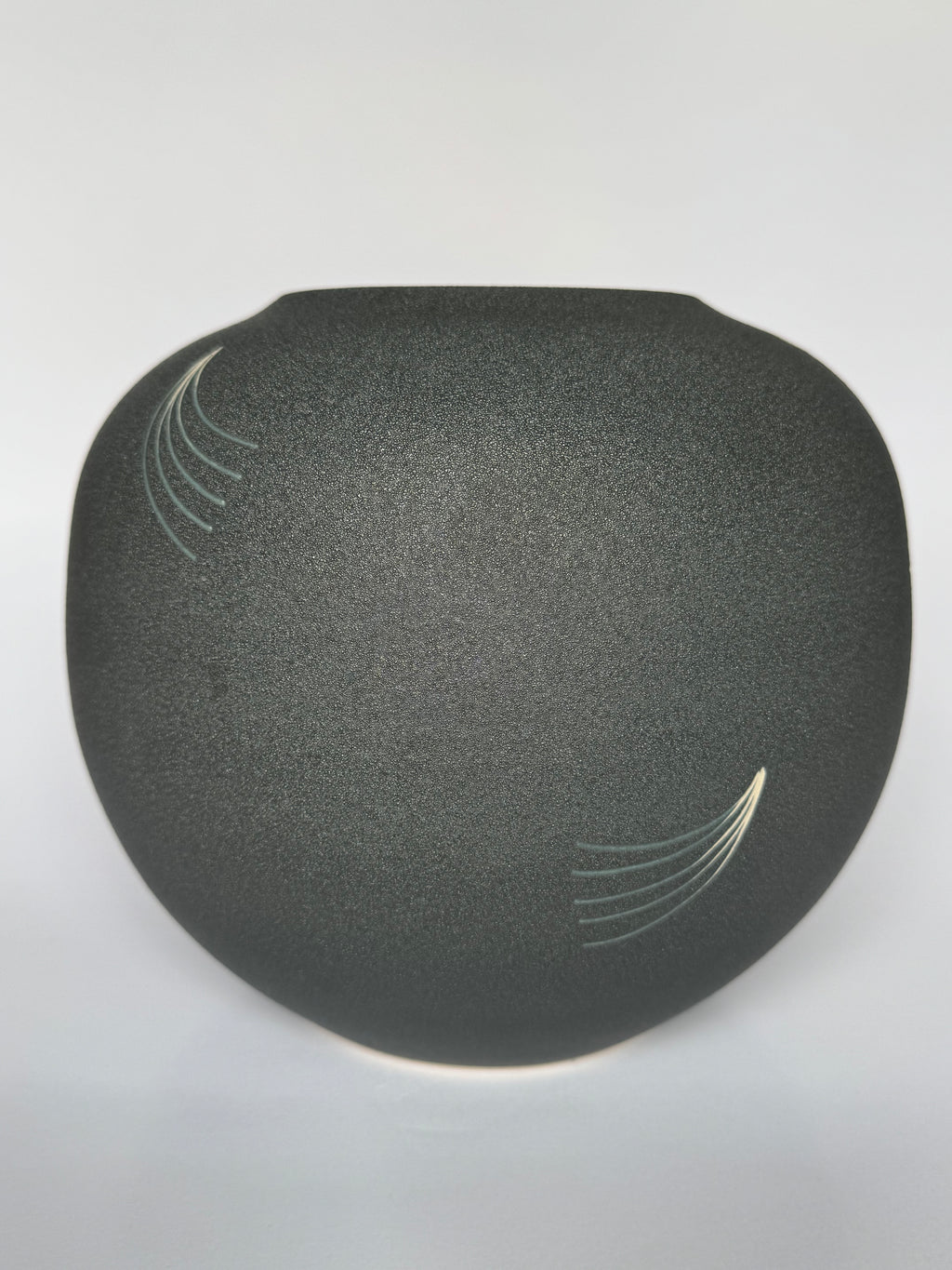 Wabi-Sabi Gray Ceramic Vase