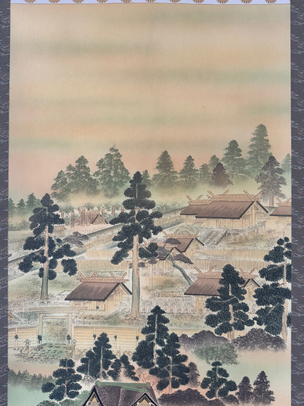 Japanese Peaceful Village Kakemono Print