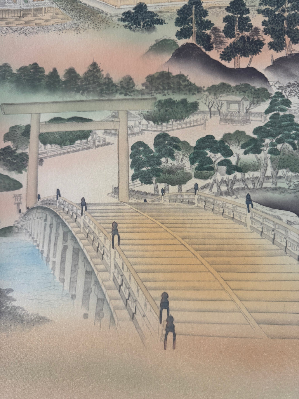 Japanese Peaceful Village Kakemono Print