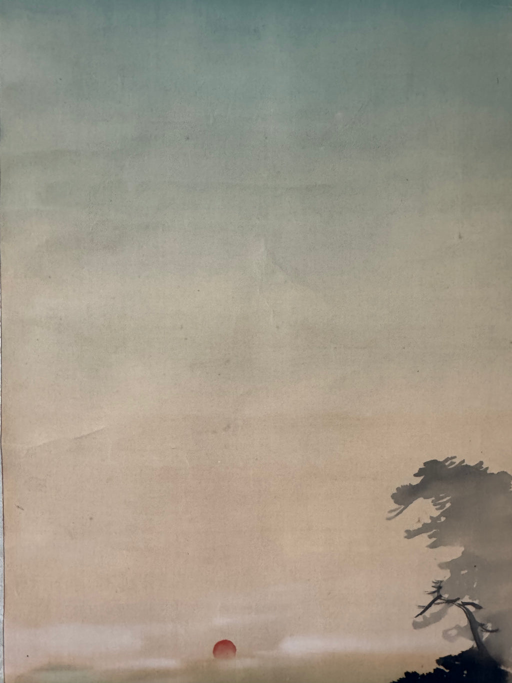 Japanese Takasago Couple Kakemono Painting – Symbol of Eternal Love & Marriage, Hanging Scroll Art