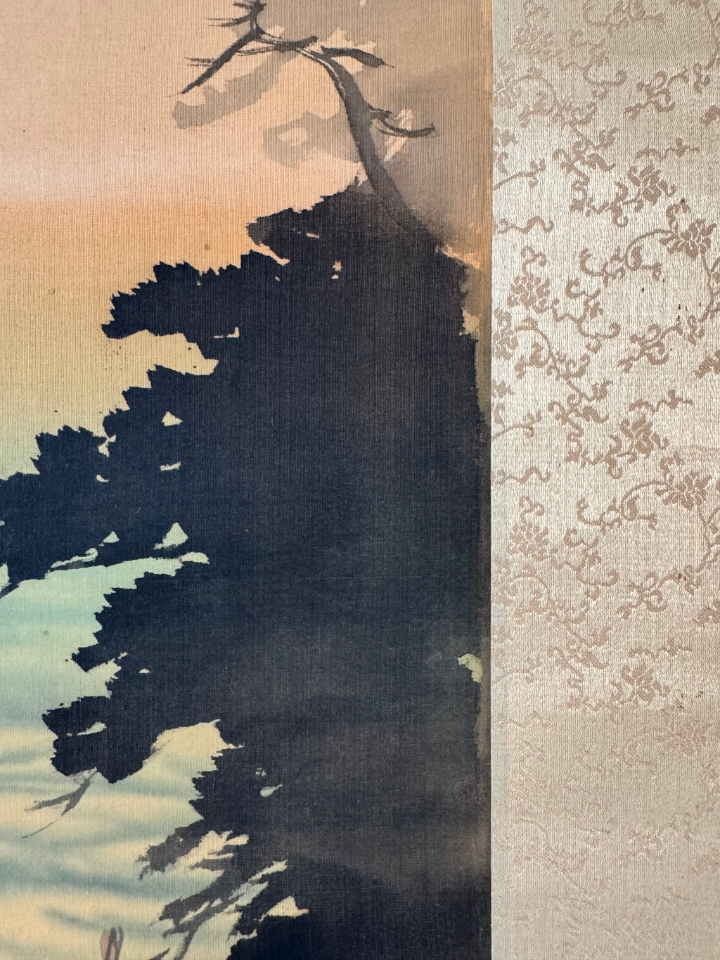 Japanese Takasago Couple Kakemono Painting – Symbol of Eternal Love & Marriage, Hanging Scroll Art