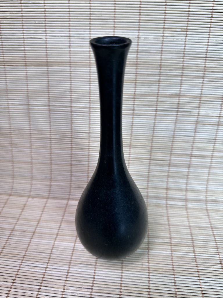 Vintage Japanese Bronze Bud Vase, Dated 1963, Sumitomo Corporation Gift