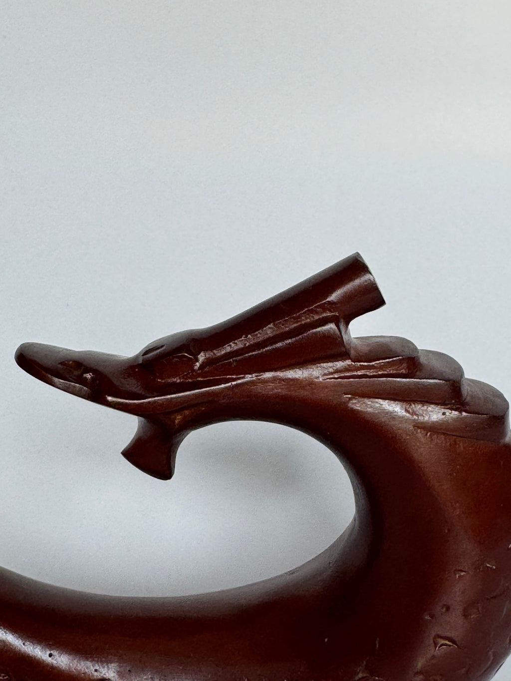 Japanese Stylized Dragon Metal Sculpture – Minimalist Feng Shui Symbol of Power & Prosperity