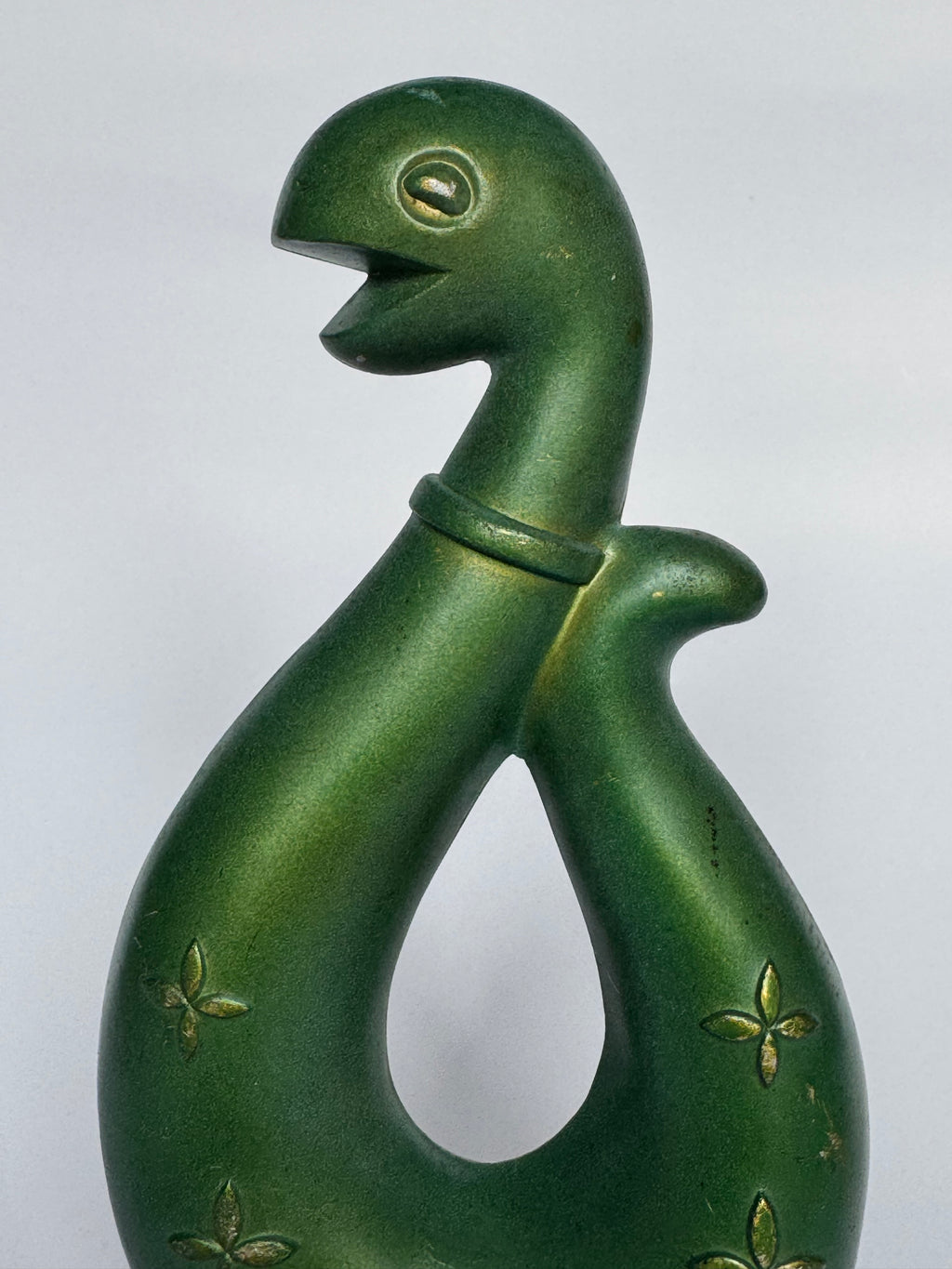 Japanese Bronze Snake Sculpture – Symbolic Serpent Statue for Protection & Prosperity