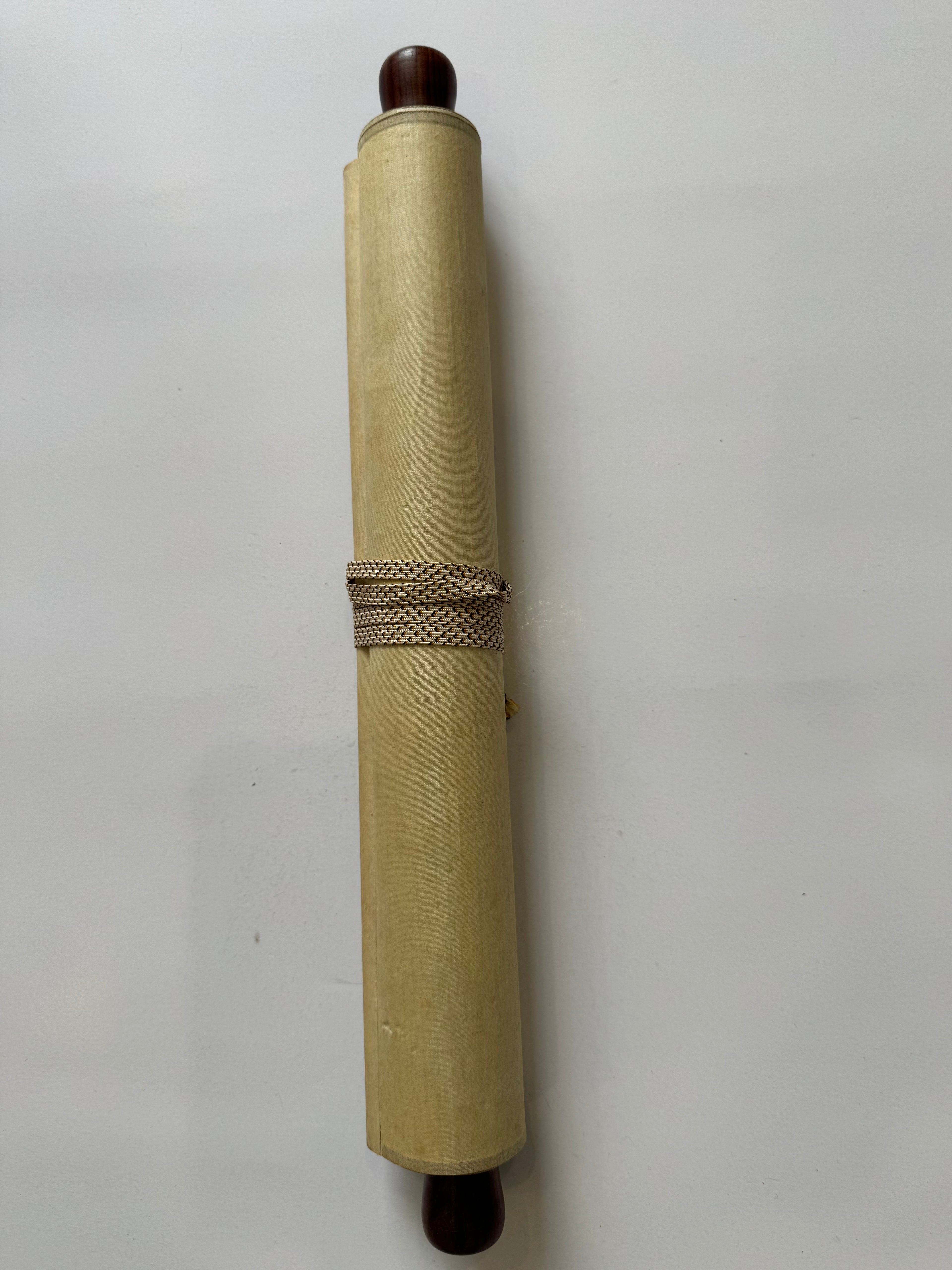 Vintage Japanese Calligraphy Scroll – Expressive Sumi Ink Poetic Script