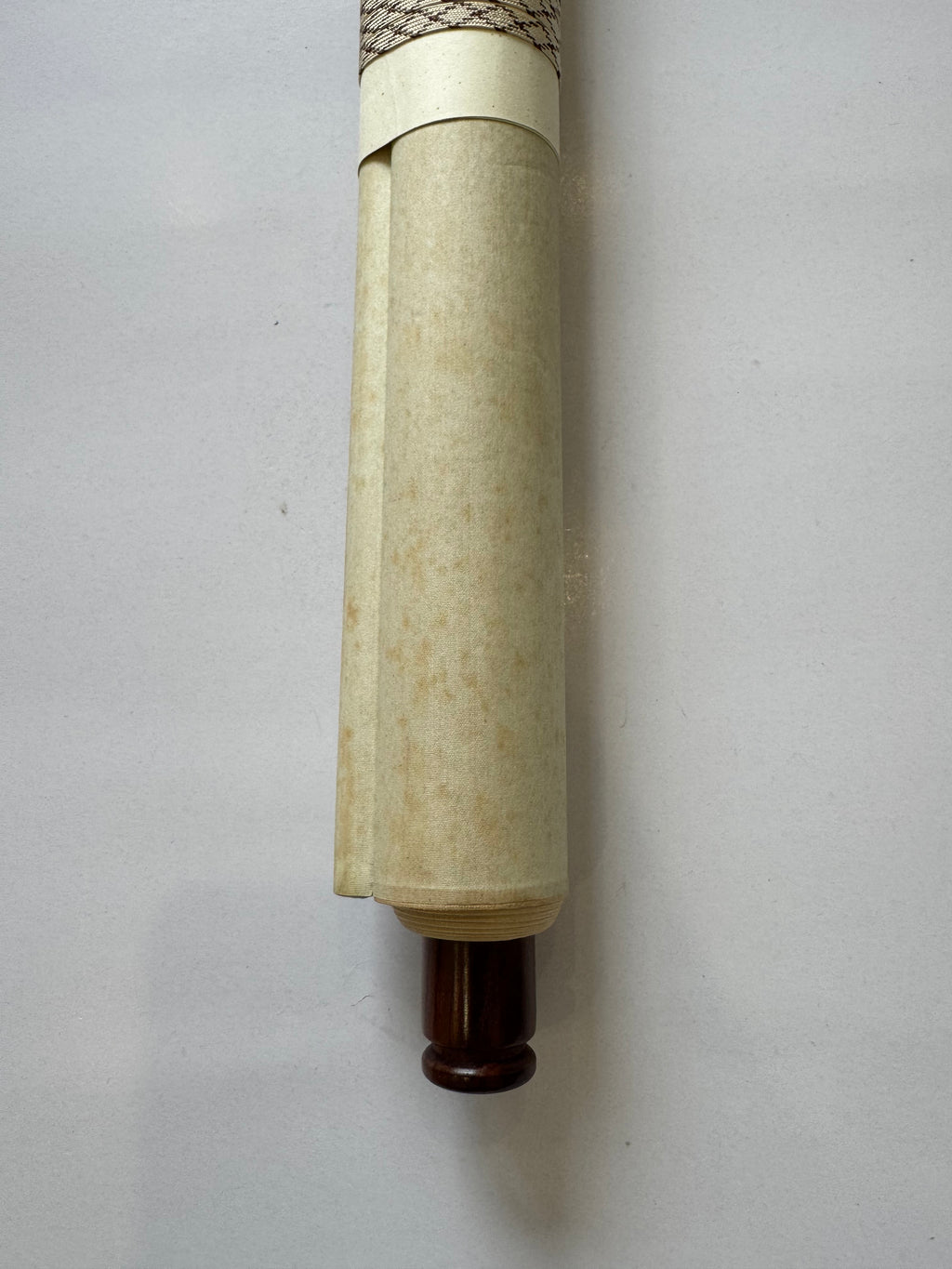 Vintage Japanese Calligraphy Scroll - Handwritten Sumi Poetic Script on Washi Paper