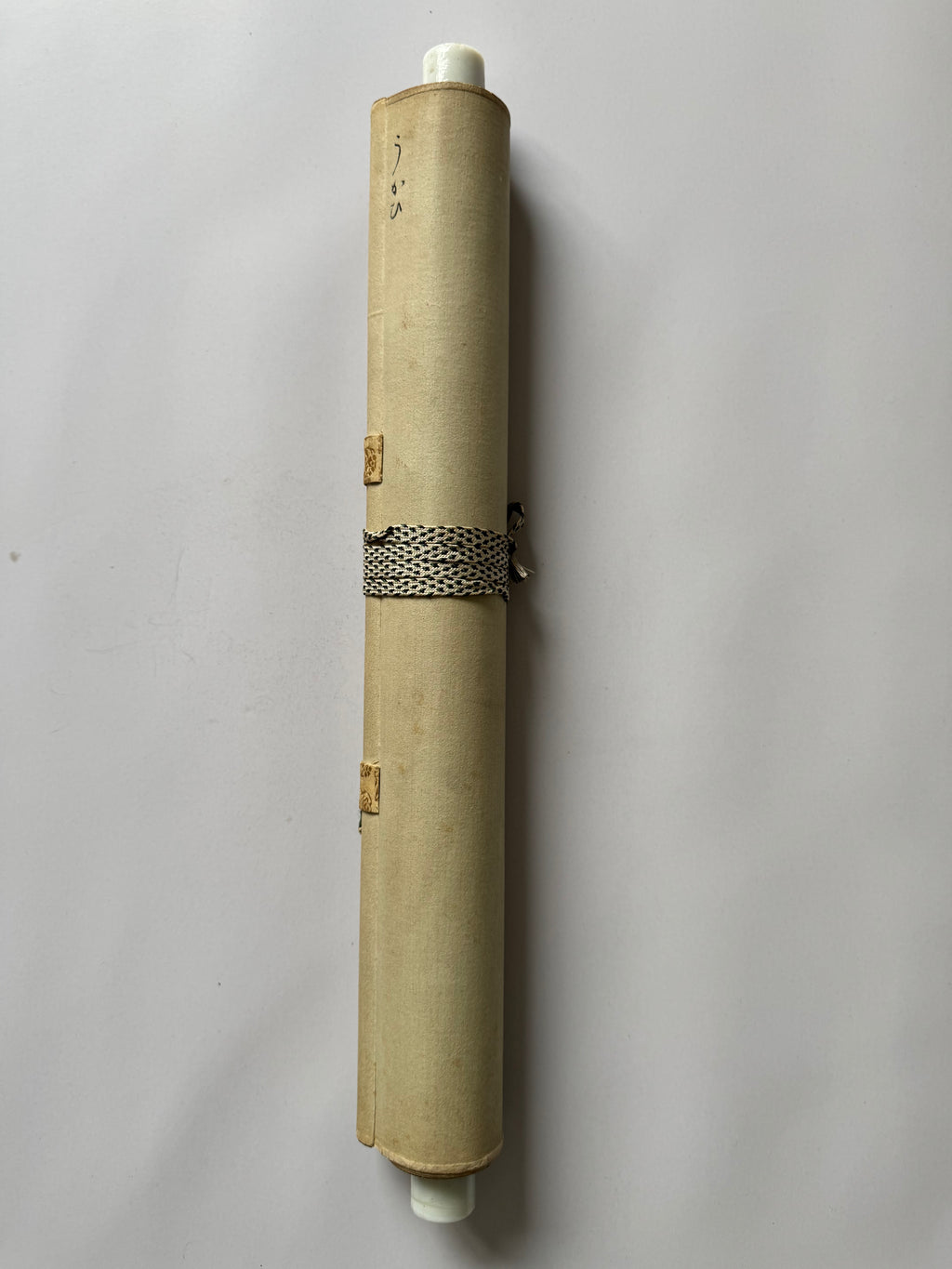 Japanese Cormorant Hanging Scroll – Vintage Ukai Fishing Kakemono with Haiku Calligraphy, Edo–Meiji Folk Literati Ink Painting