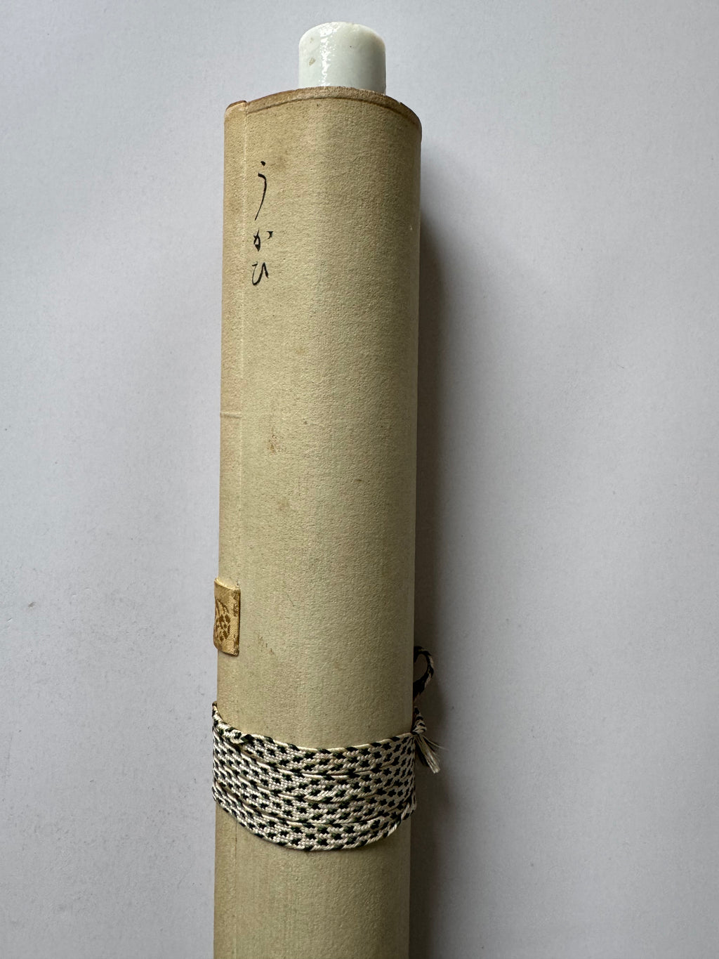 Japanese Cormorant Hanging Scroll – Vintage Ukai Fishing Kakemono with Haiku Calligraphy, Edo–Meiji Folk Literati Ink Painting