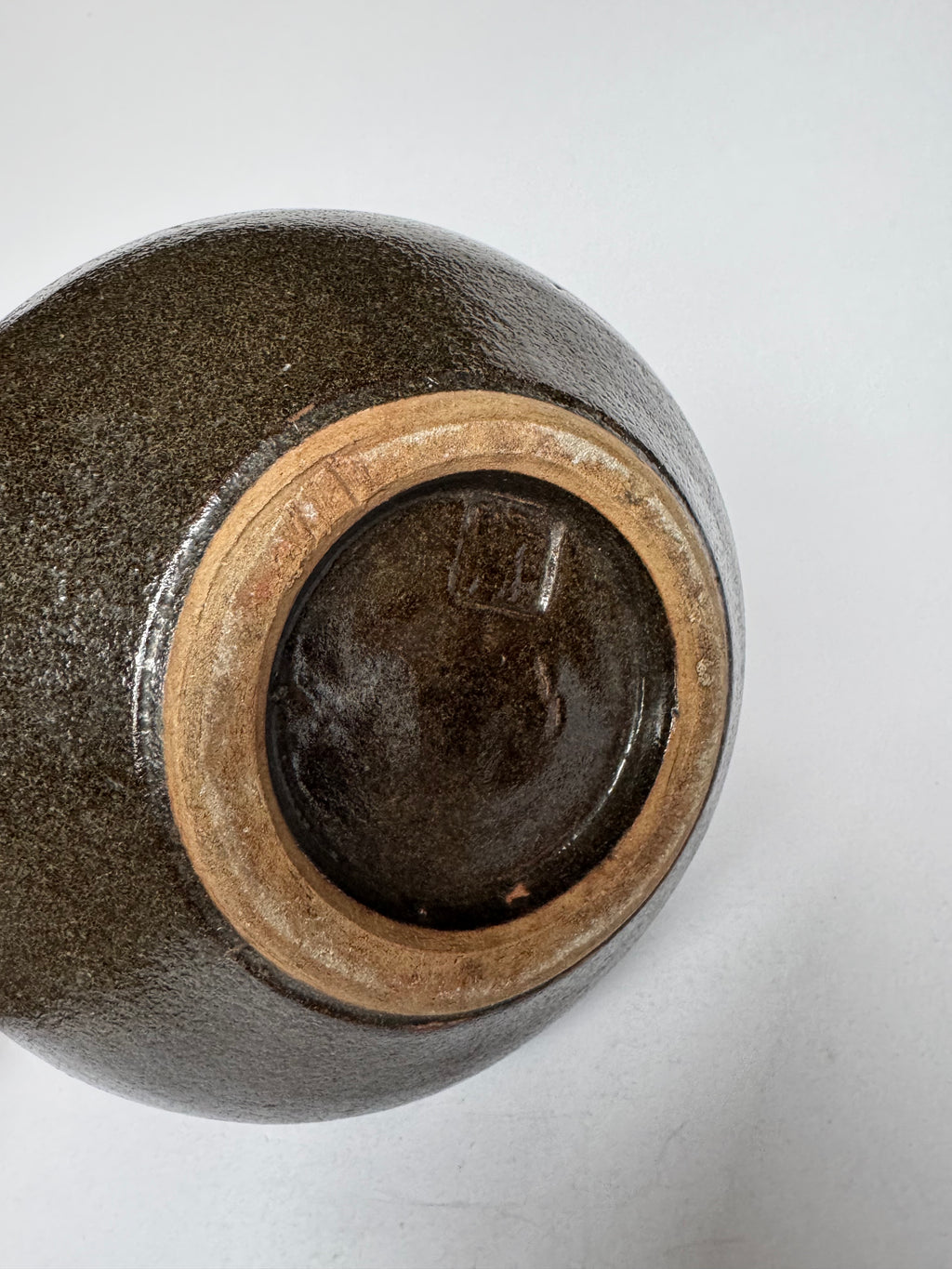 Japanese Rustic Stoneware Vase with Original Tomobako – Wabi Sabi Pottery