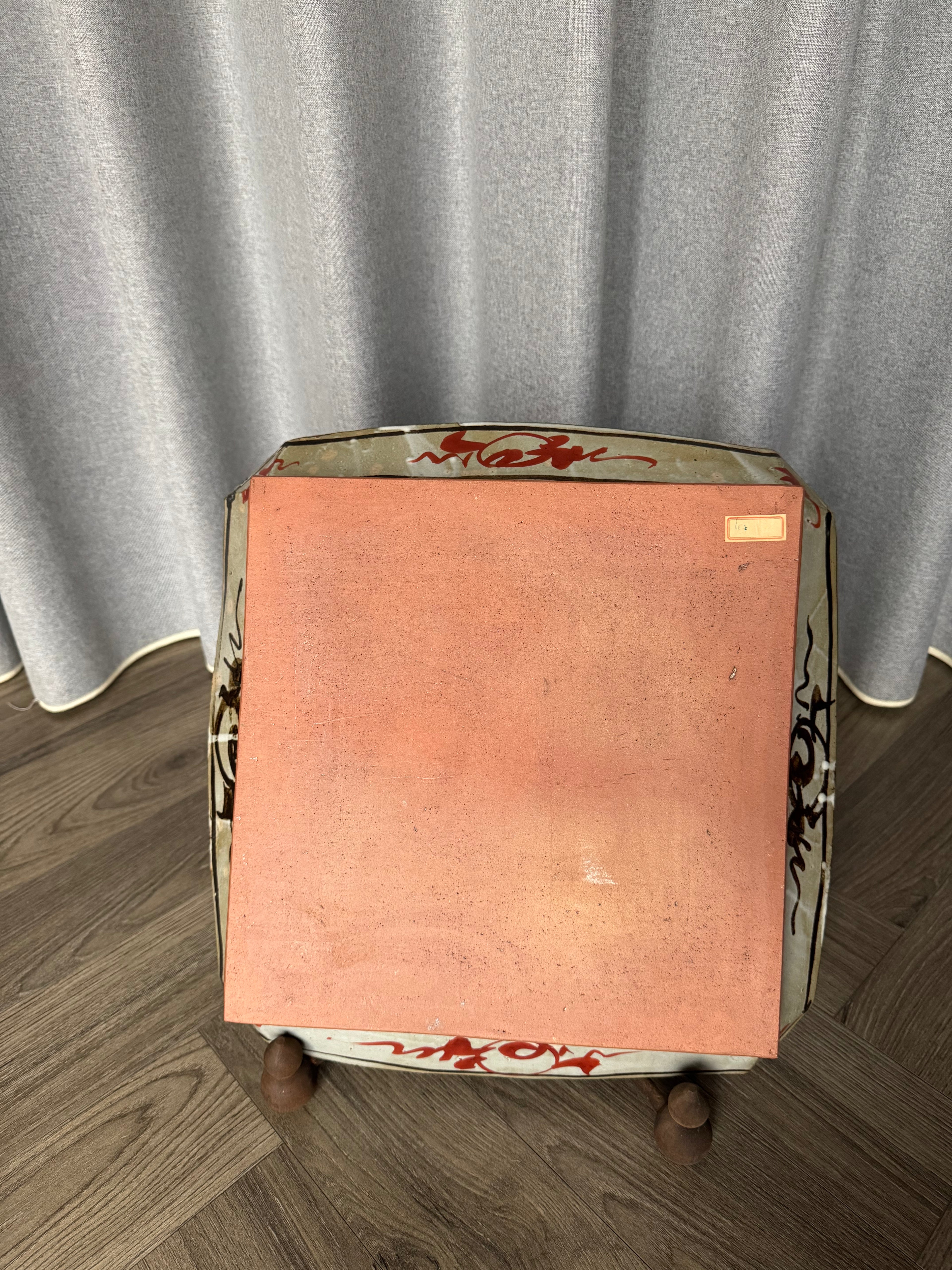 Vintage Kyoto-yaki Decorative Plate in style of Sato Binsa