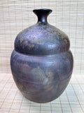 Vintage Bizen Ware Vase, Goma Ash Glaze and Tamadare Drip Effects