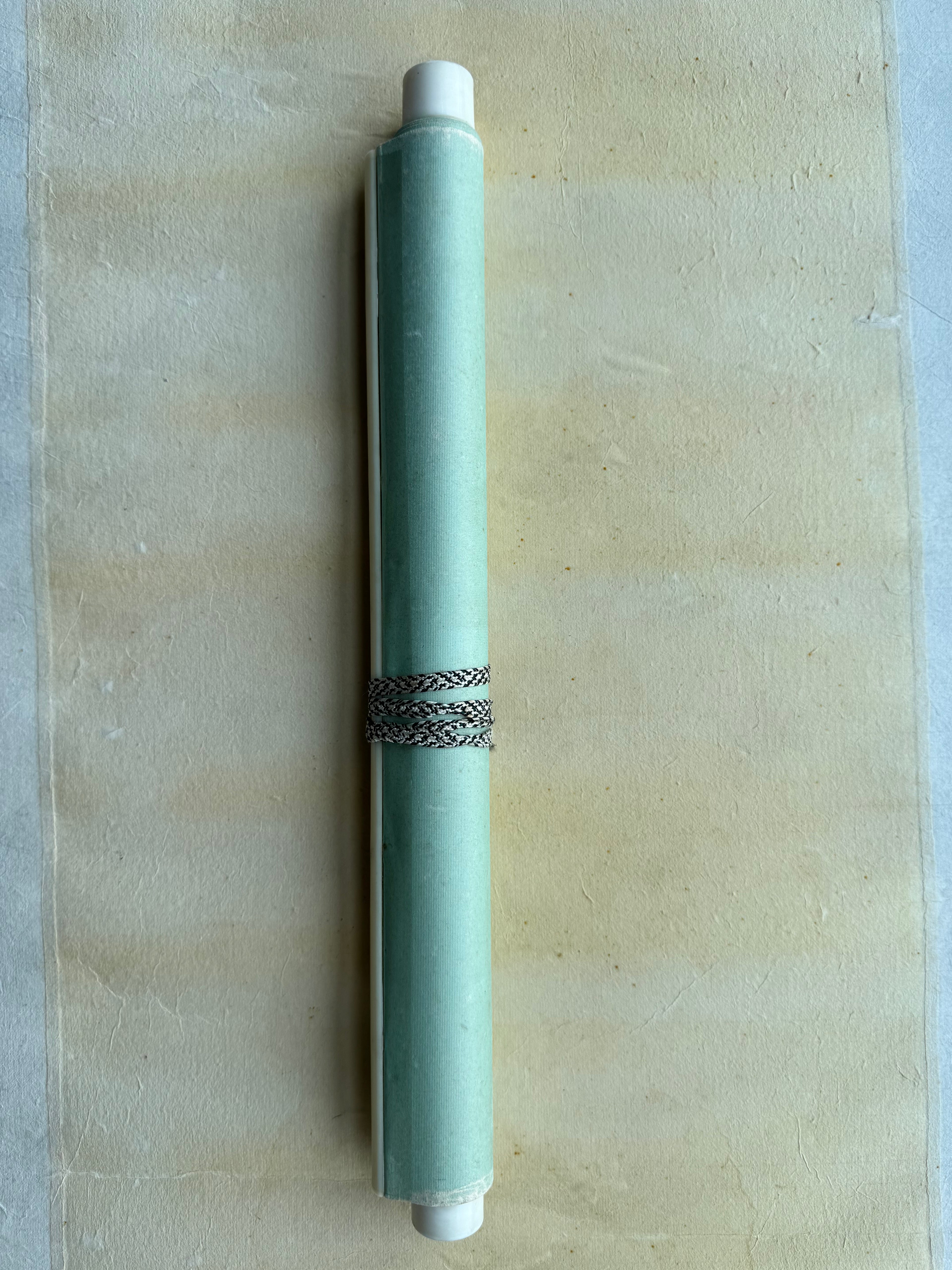 Japanese Sumi Landscape Kakemono - Mountain Gorge & Stream Hanging Scroll