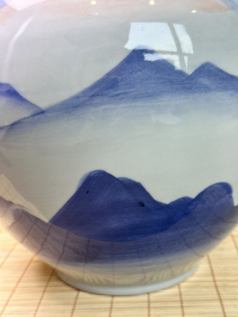 Korean Baekja Porcelain Vase, "Ai no Tsubo" 1993 Japan Charity Commission