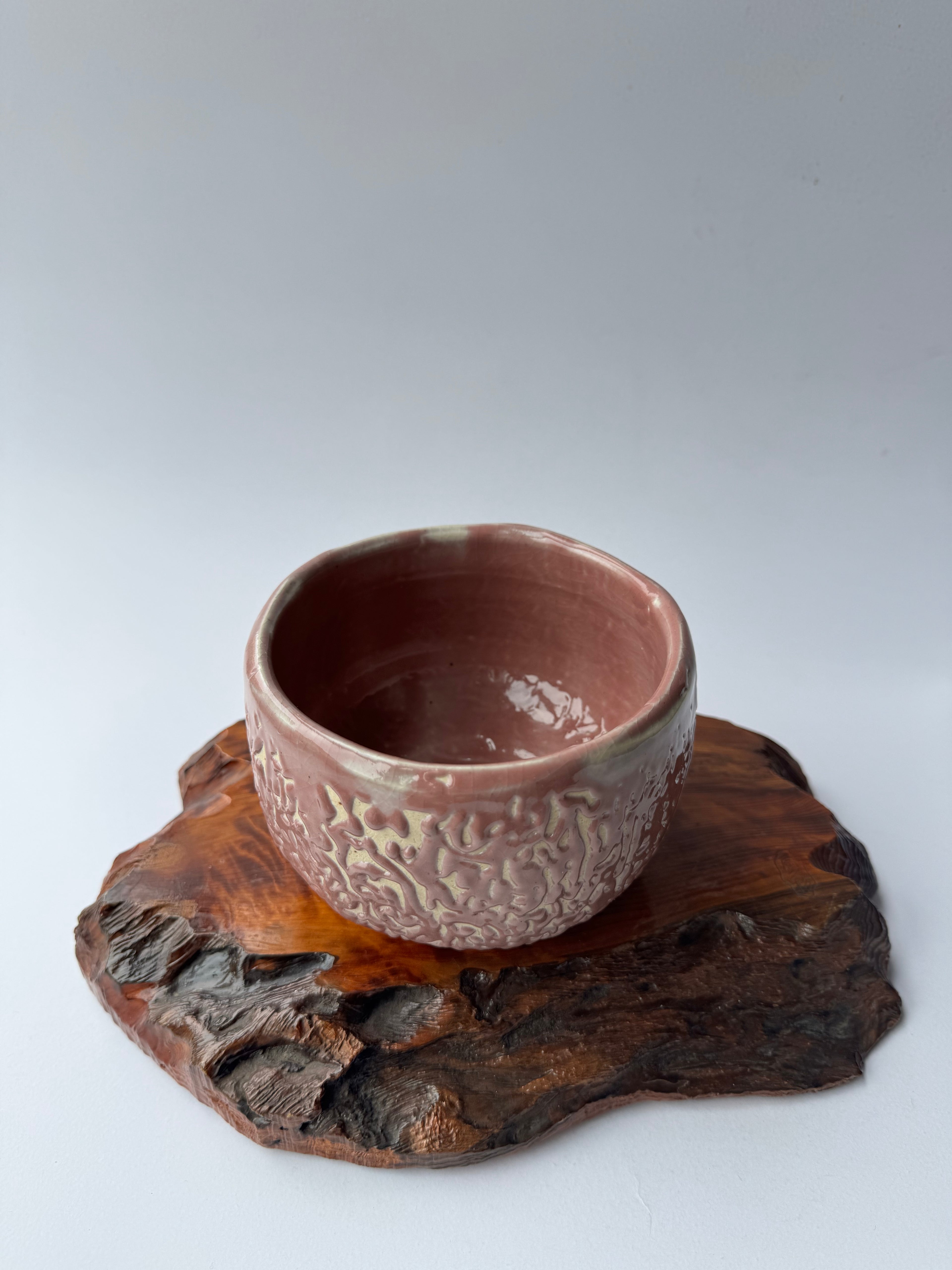 Vintage Oni Hagi Chawan – Handcrafted Japanese Hagi-Yaki Tea Bowl, Wabi-Sabi Ceramic Art