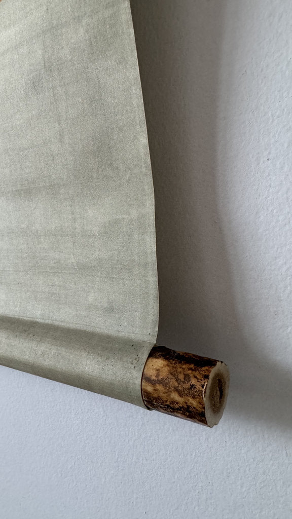 Vintage Japanese Hanging Scroll — Bush Clover, Cricket & Dragonfly — Autumn Hana-Mushi-zu — Shijō Nihonga — Signed Takeru — Hagi Season Poem