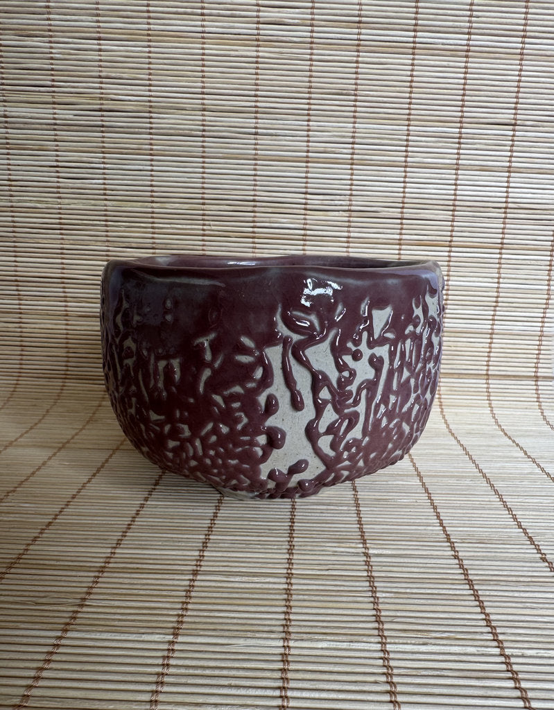 Vintage Oni Hagi Chawan – Handcrafted Japanese Hagi-Yaki Tea Bowl, Wabi-Sabi Ceramic Art