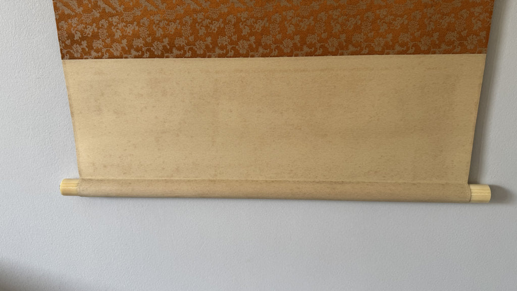 Vintage Japanese Zenga Scroll Gama Sennin Toad Immortal Painting