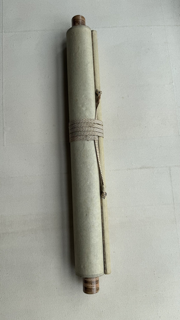 Vintage Japanese Sosho Calligraphy Scroll Zen Spring Plum Moon Poem
