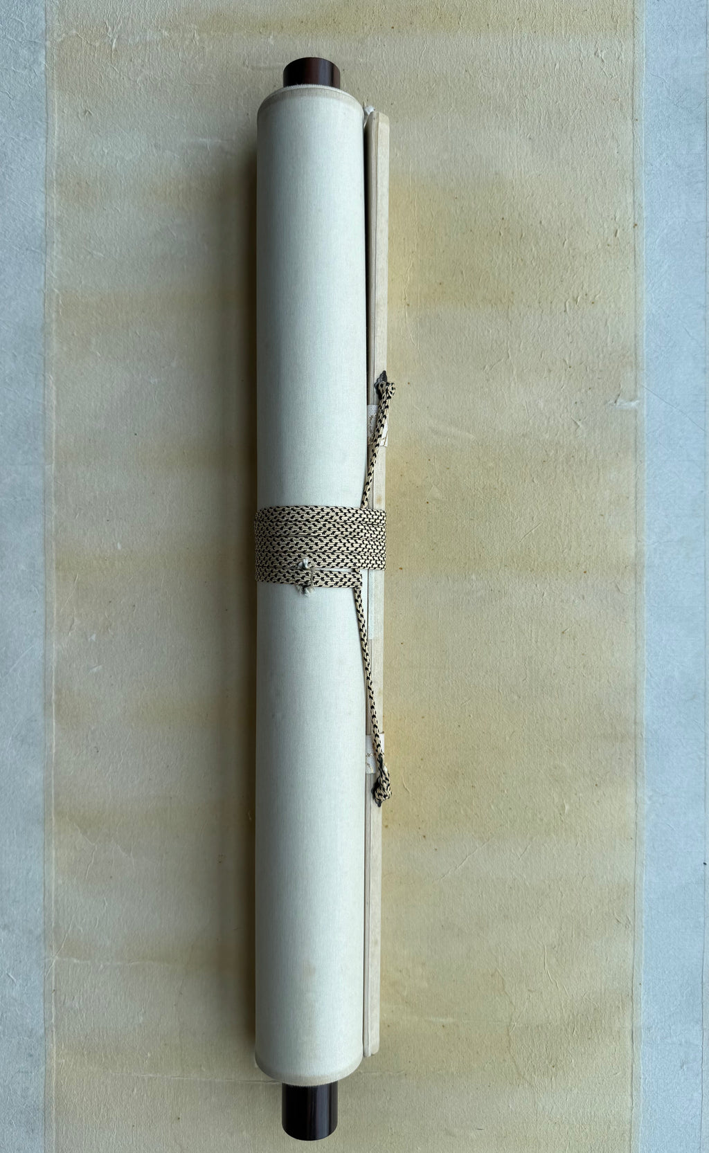 Japanese Kakemono Kingfisher & Bamboo Painting with Calligraphy – Original Hand-Painted Hanging Scroll, Showa Period Nihonga Style