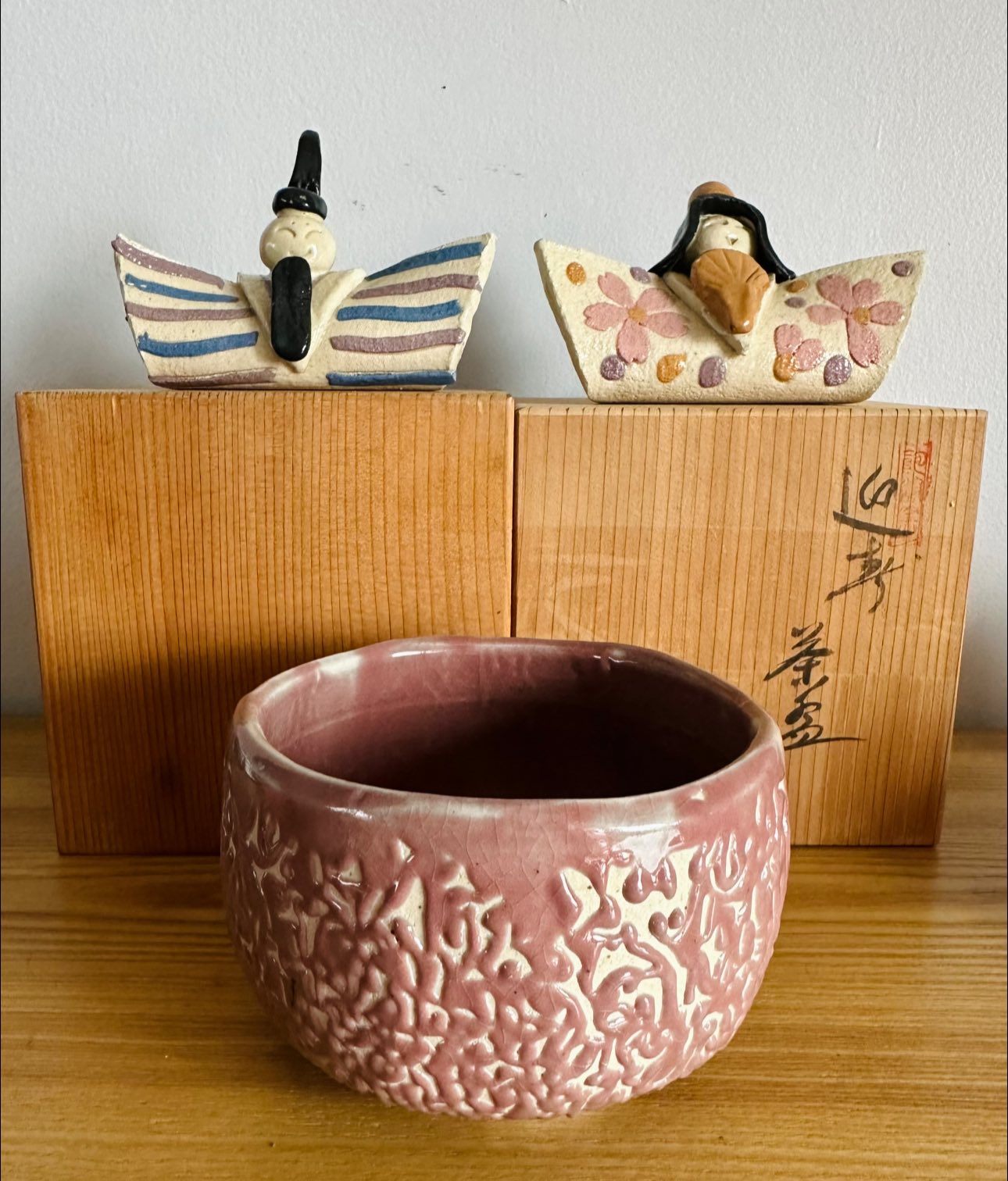 Authentic Oni Hagi Chawan – Handcrafted Japanese Hagi-Yaki Tea Bowl, Wabi-Sabi Ceramic Art