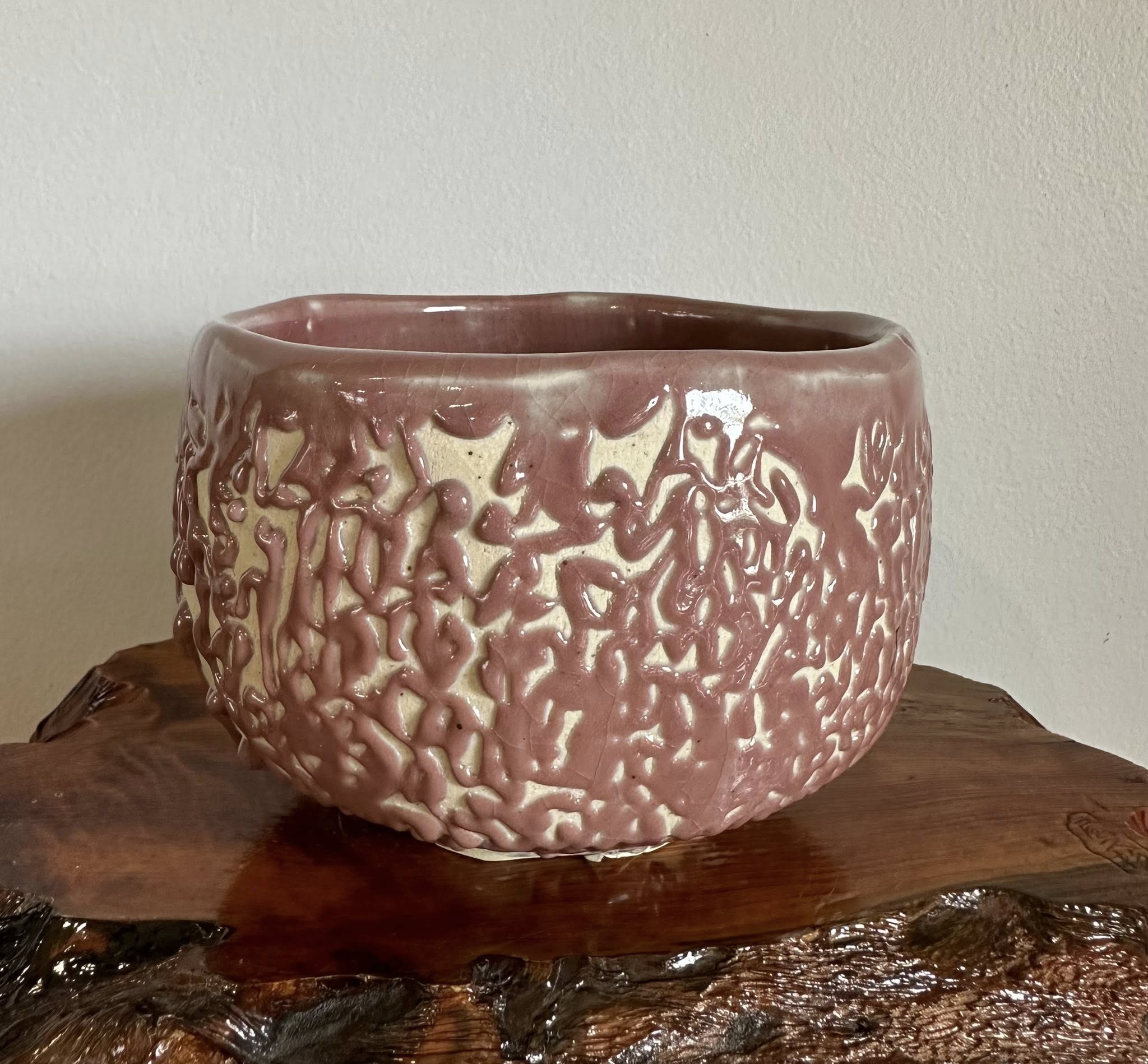 Authentic Oni Hagi Chawan – Handcrafted Japanese Hagi-Yaki Tea Bowl, Wabi-Sabi Ceramic Art