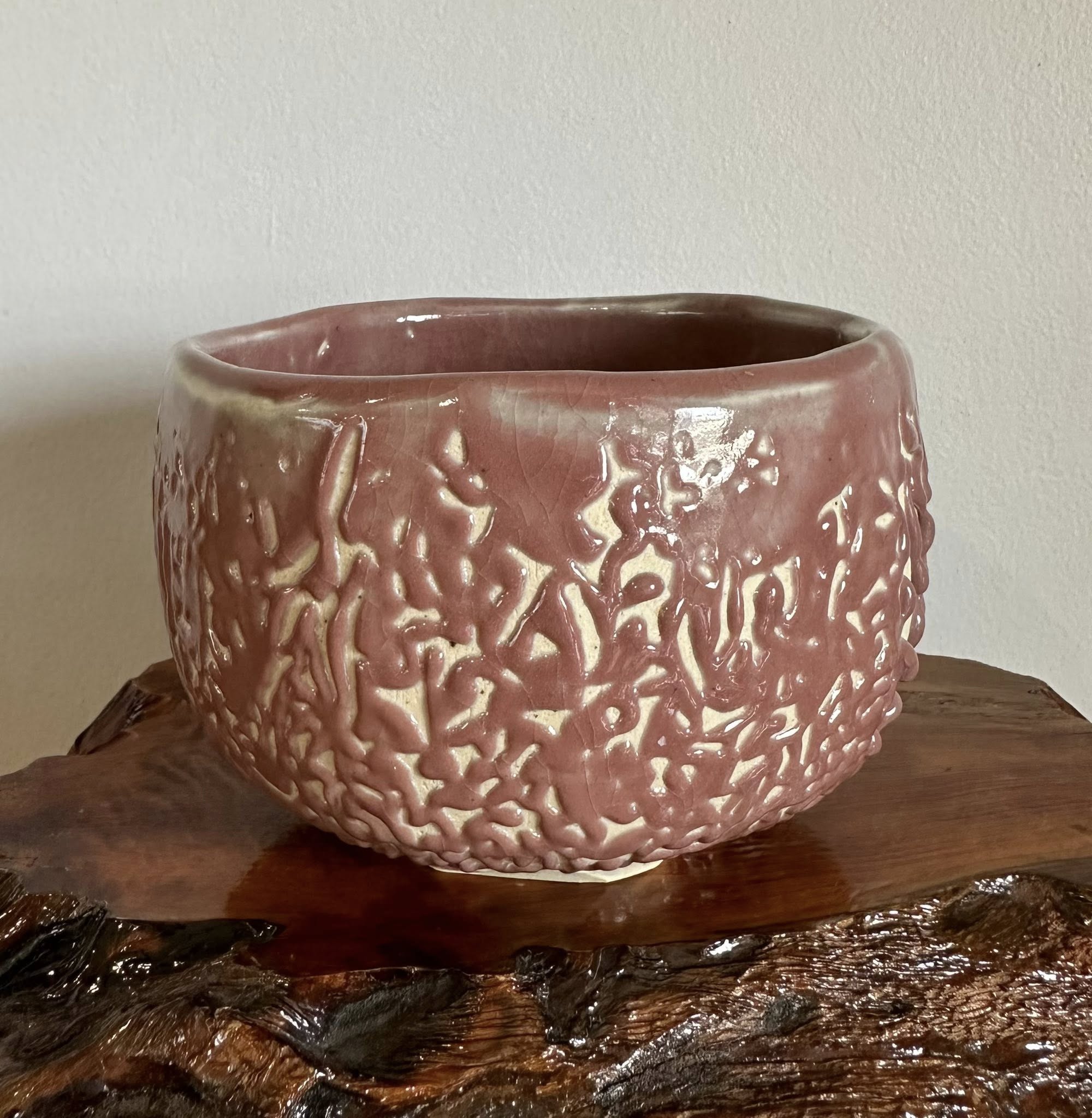 Authentic Oni Hagi Chawan – Handcrafted Japanese Hagi-Yaki Tea Bowl, Wabi-Sabi Ceramic Art