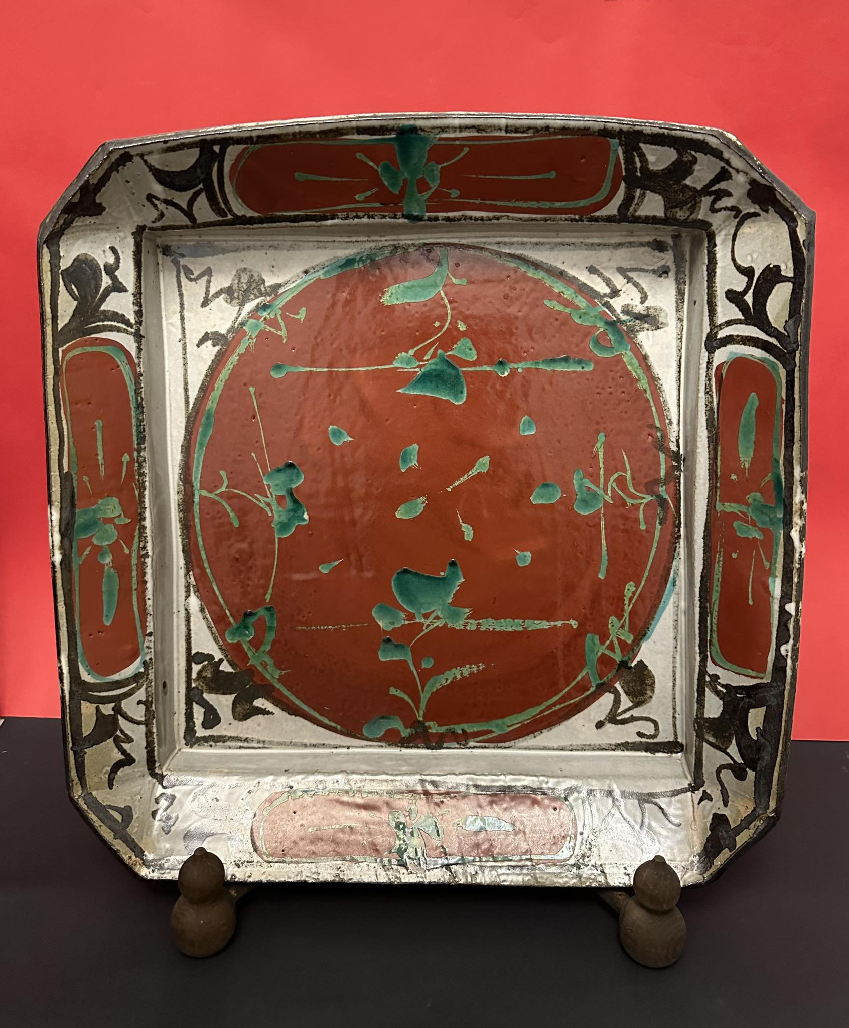 Japanese Art Plates & Tea Trays – Handcrafted Decorative Pottery from Chikoyaki