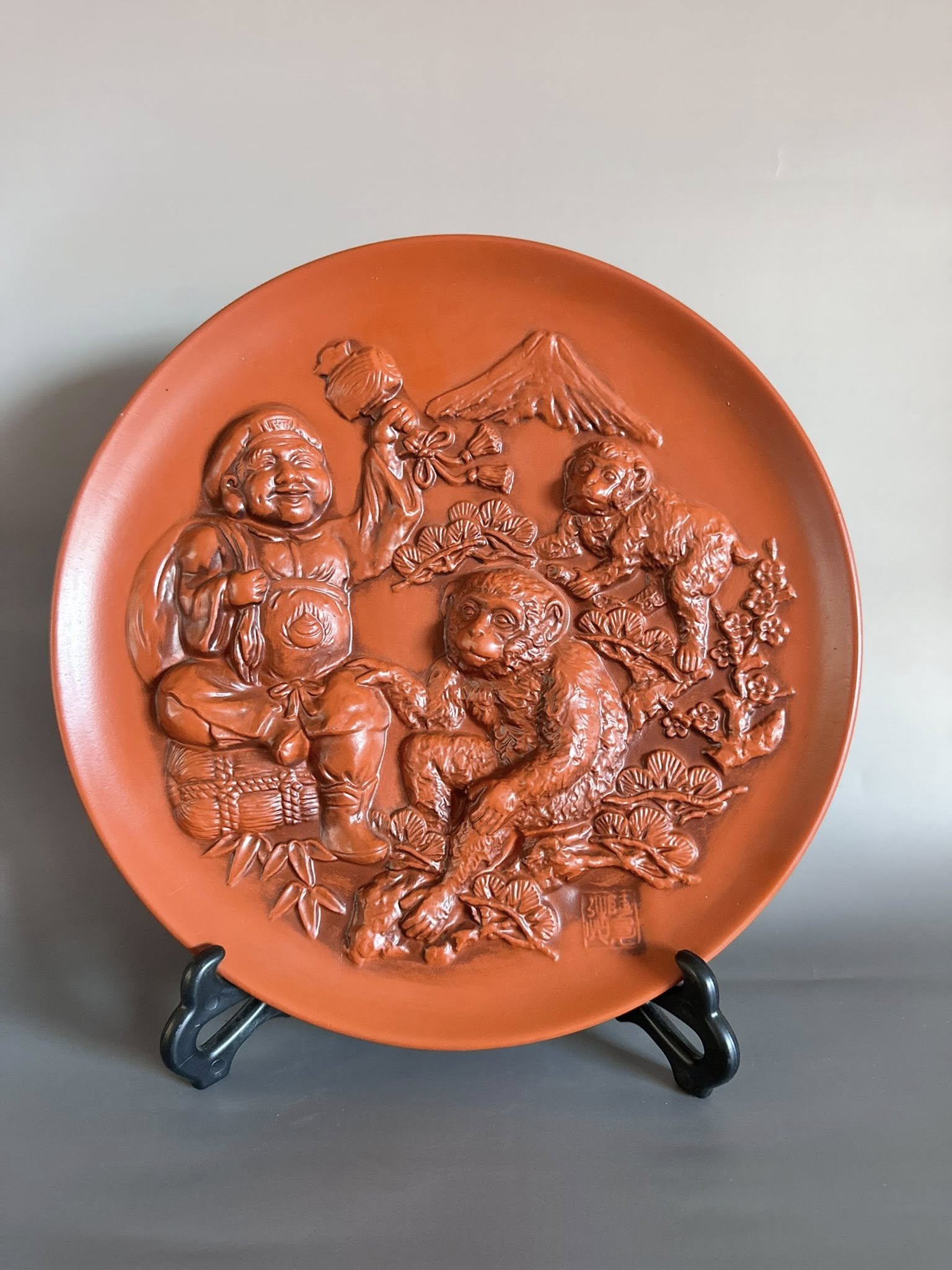Japanese Art Plates & Tea Trays – Handcrafted Decorative Pottery from Chikoyaki