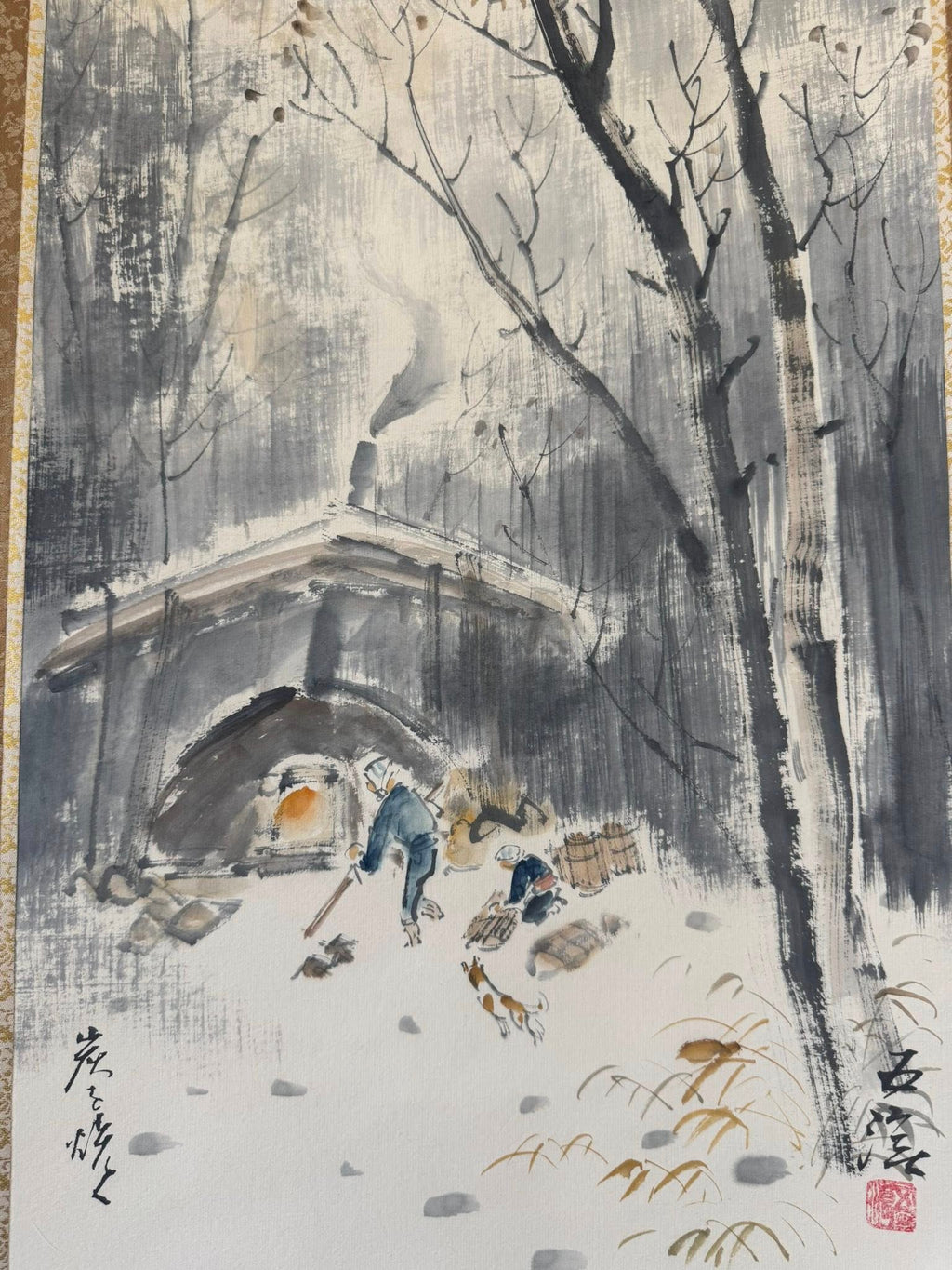 The Four Seasons Scroll Set – “Shun-Ka-Shu-Tō” by Kobayashi Gorō | Japanese Kakemono Art (1992 Certified)