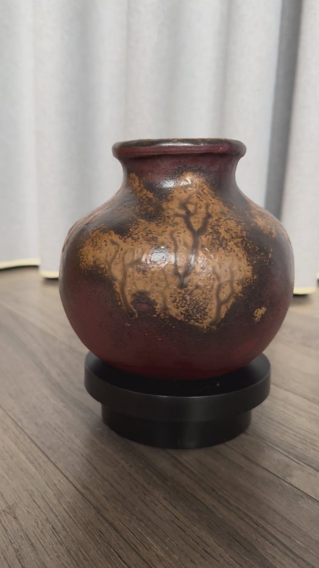 Bizen Tamadare Vase | Wood-Fired Japanese Pottery