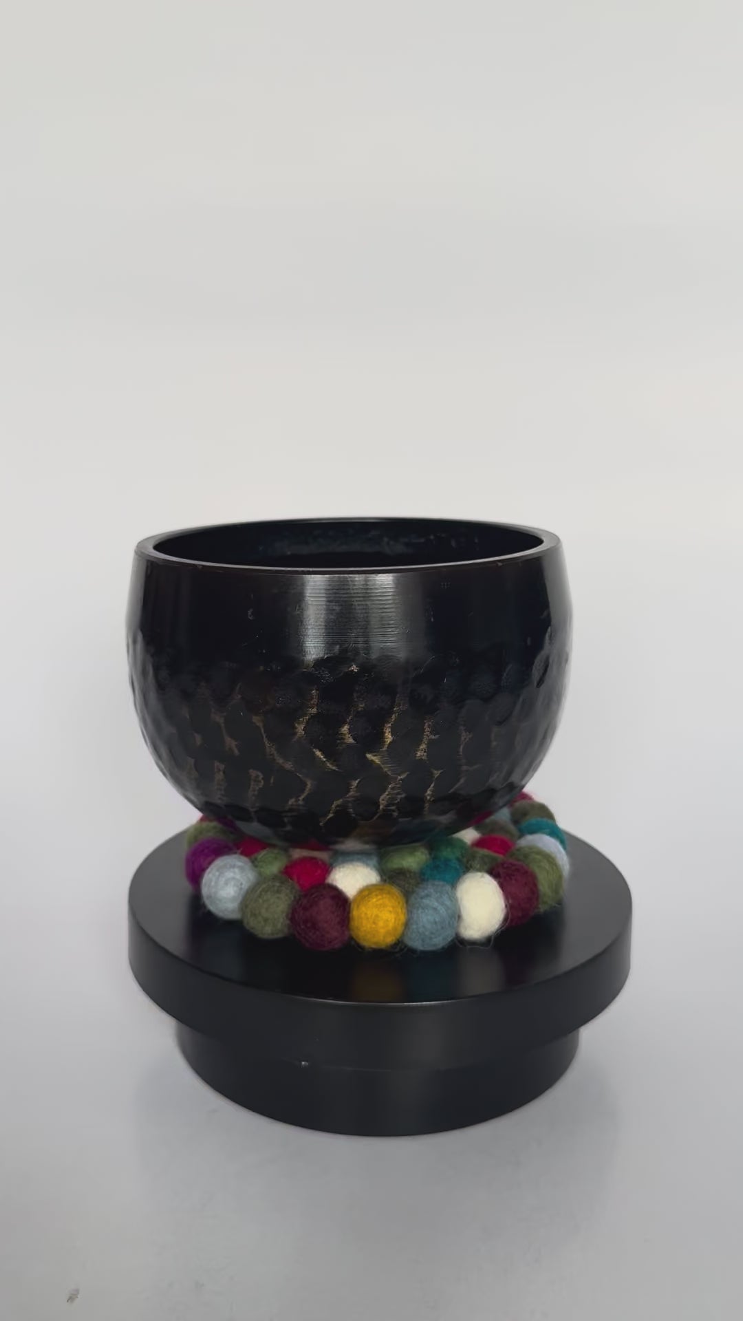 Japanese Hammered Bronze Meditation Bell – Zen Rin for Buddhist & Mindfulness Practice