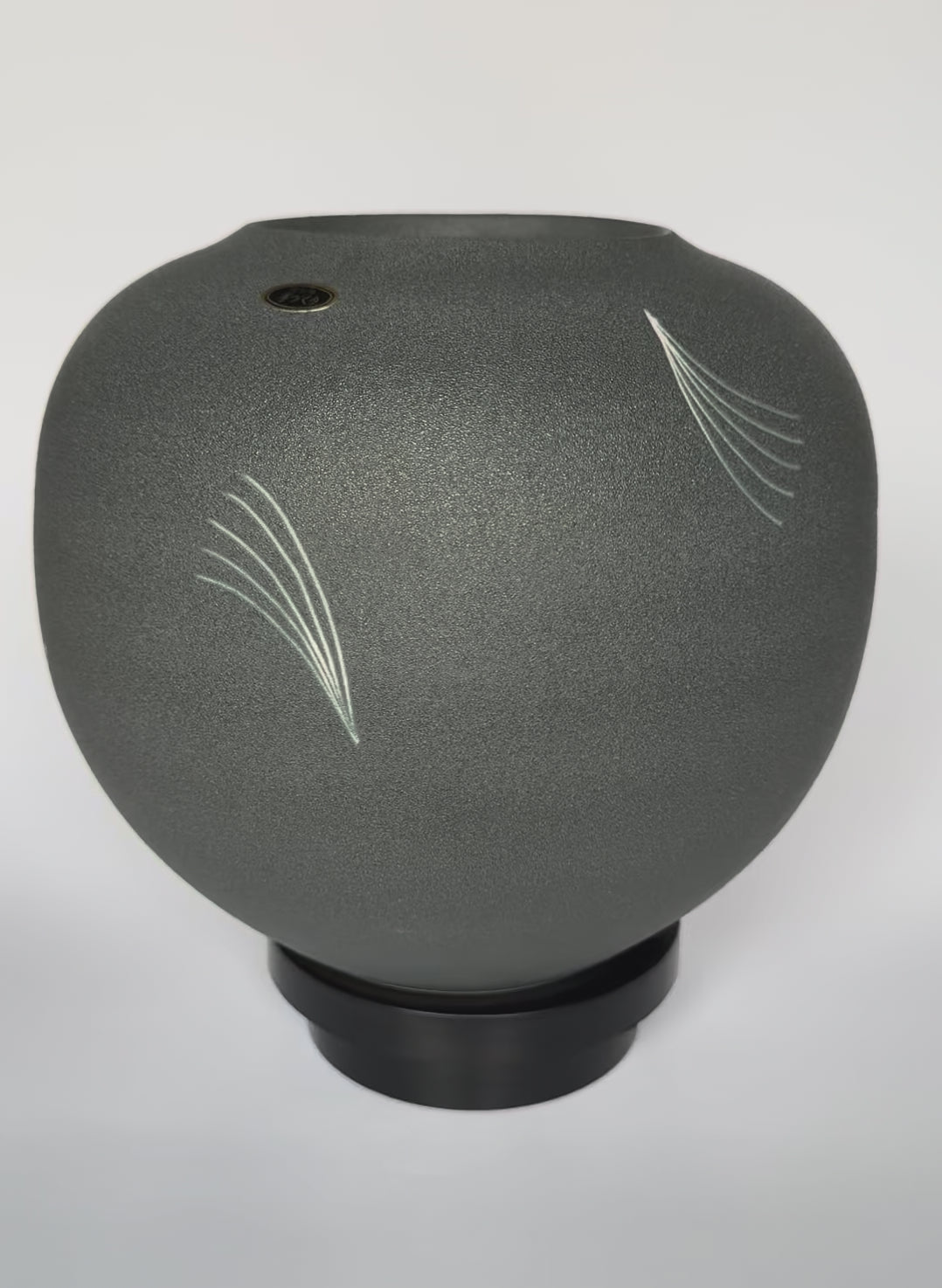 Wabi-Sabi Gray Ceramic Vase